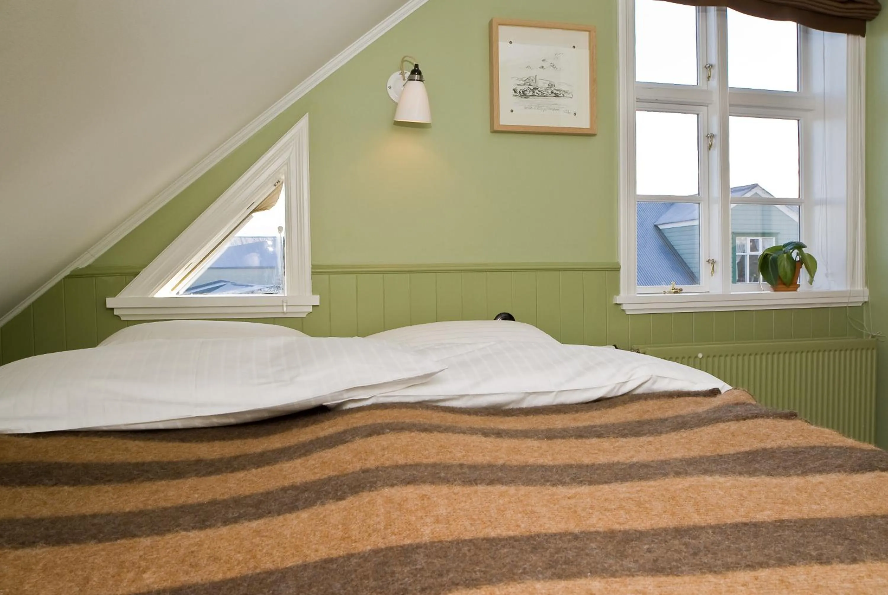 Bed in Hótel Egilsen