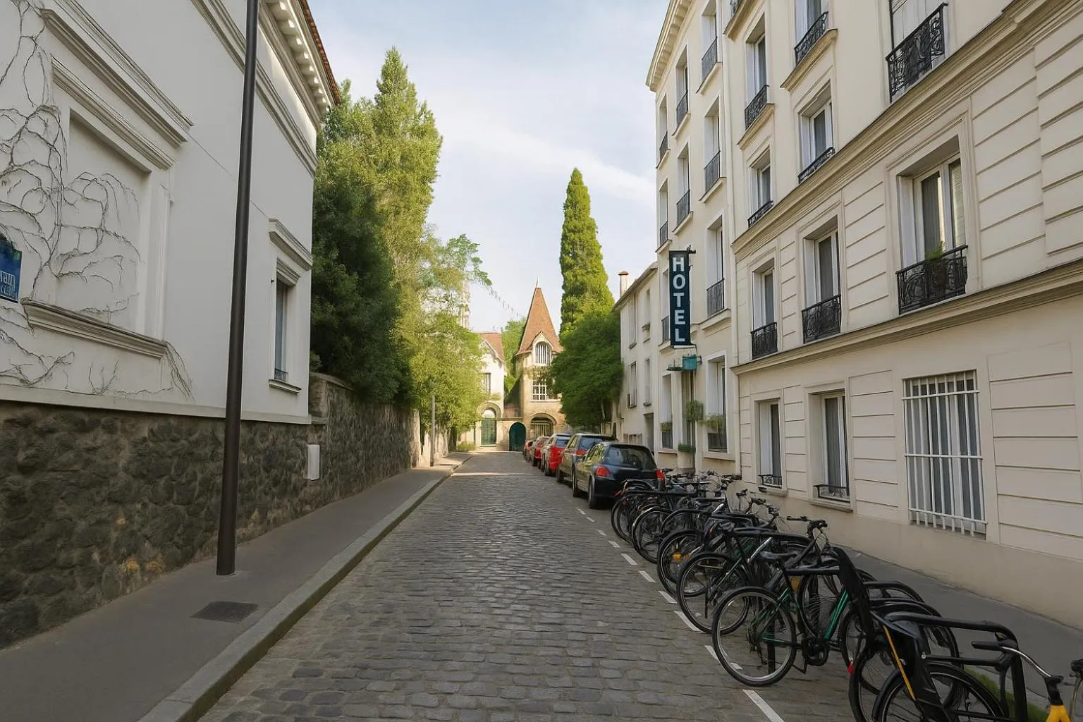 Property building in Hôtel du Parc Montsouris
