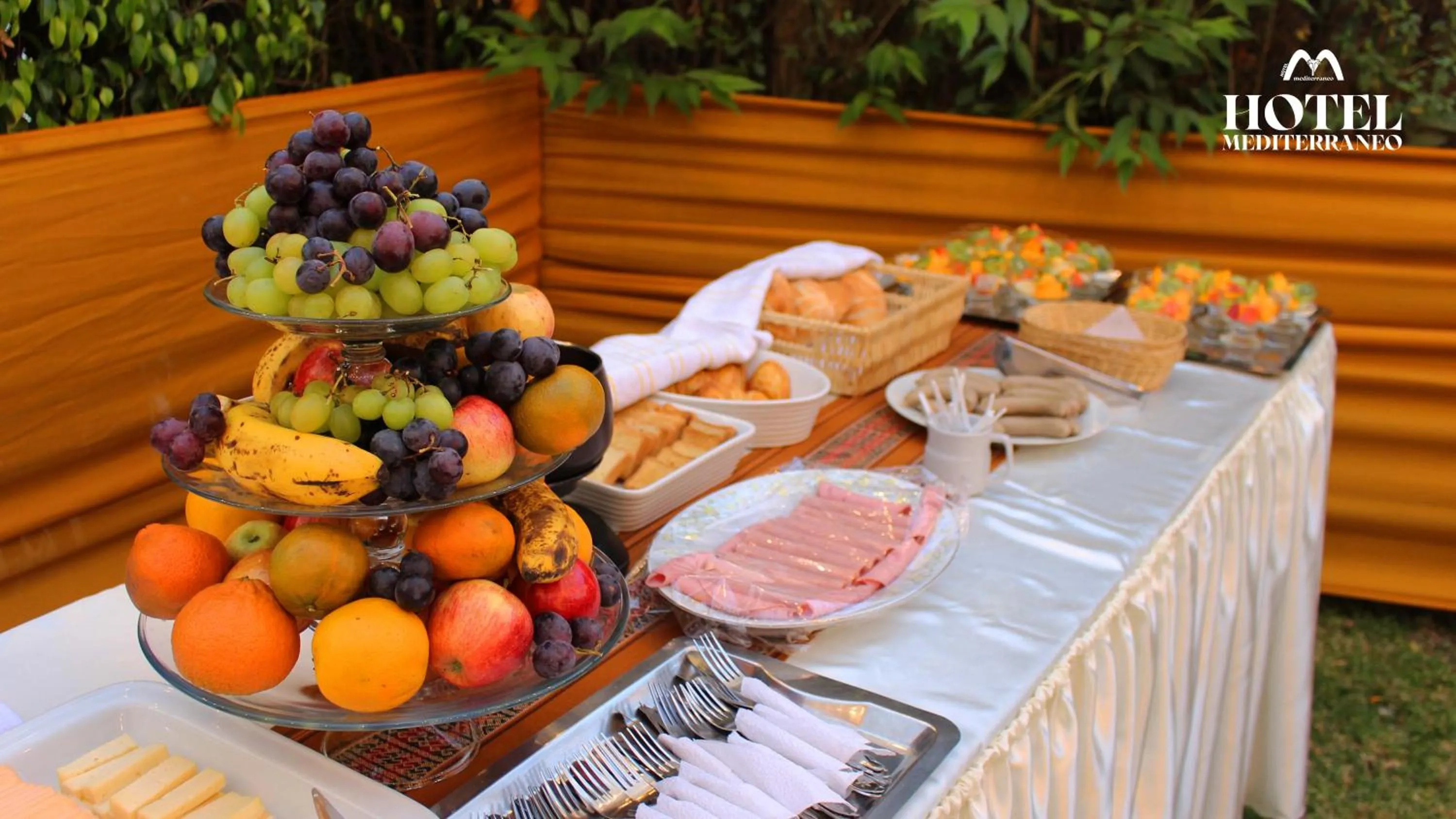 Food and drinks in Hotel Mediterraneo Arequipa