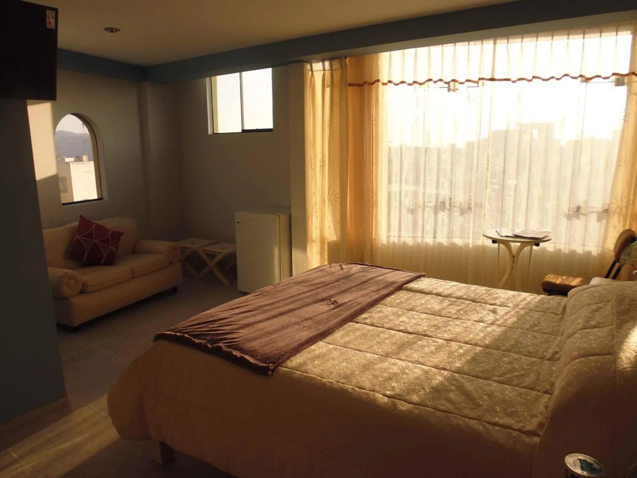 Bed in Hotel Mediterraneo Arequipa