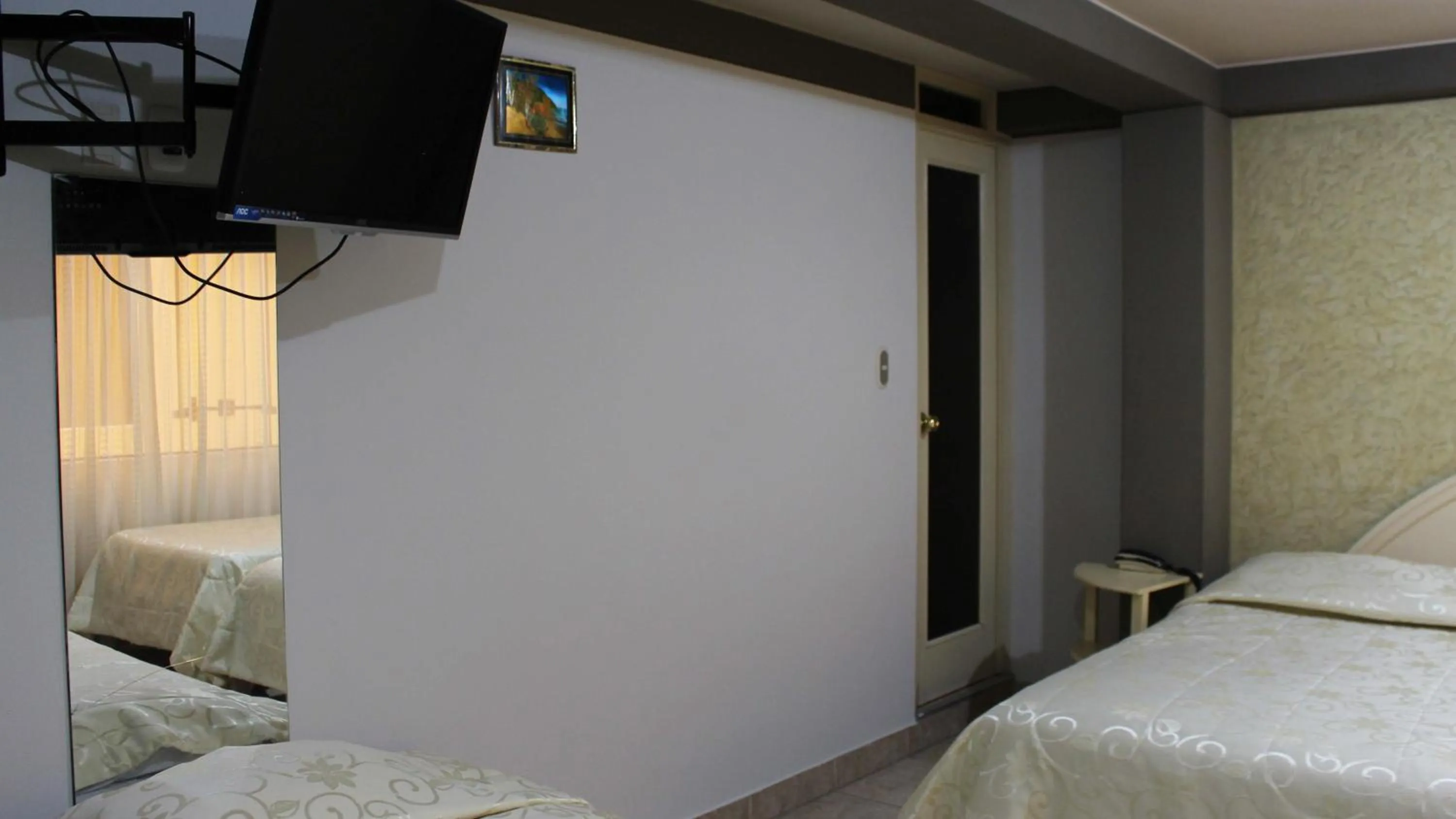 Bed in Hotel Mediterraneo Arequipa