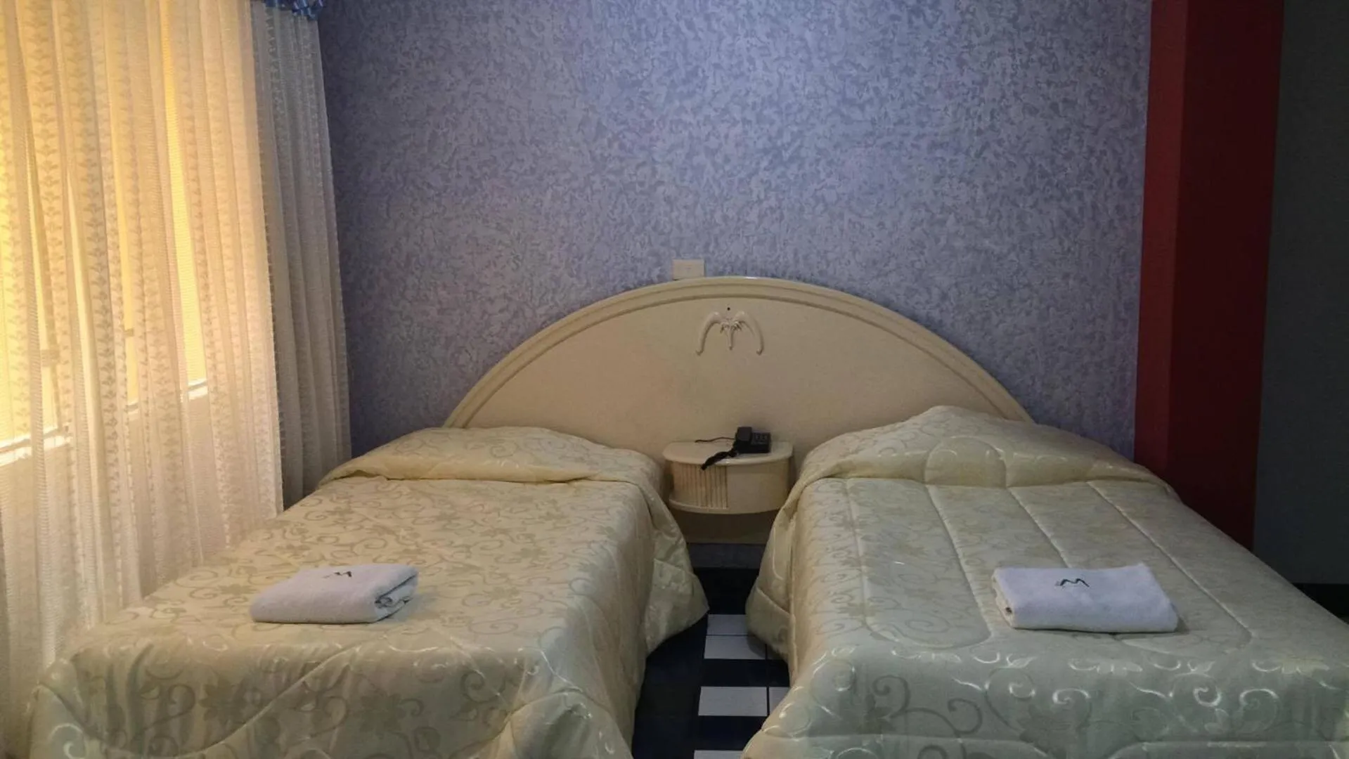 Bed in Hotel Mediterraneo Arequipa