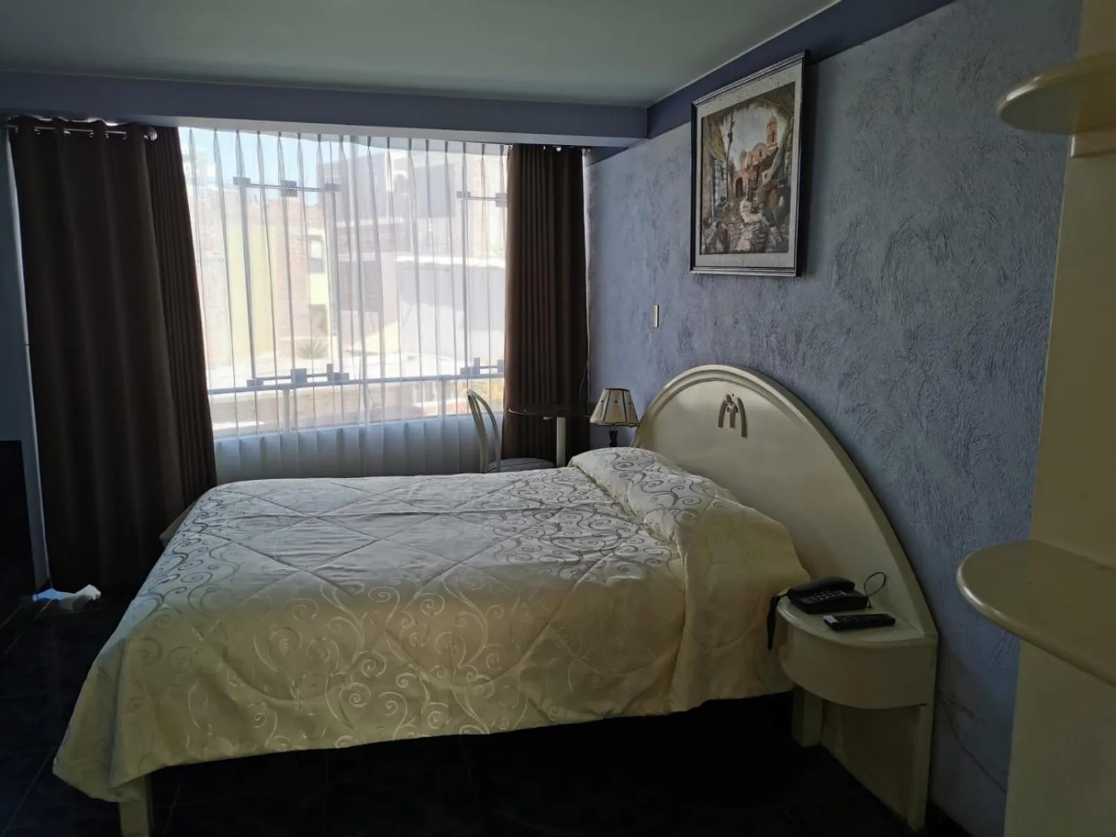 Bed in Hotel Mediterraneo Arequipa
