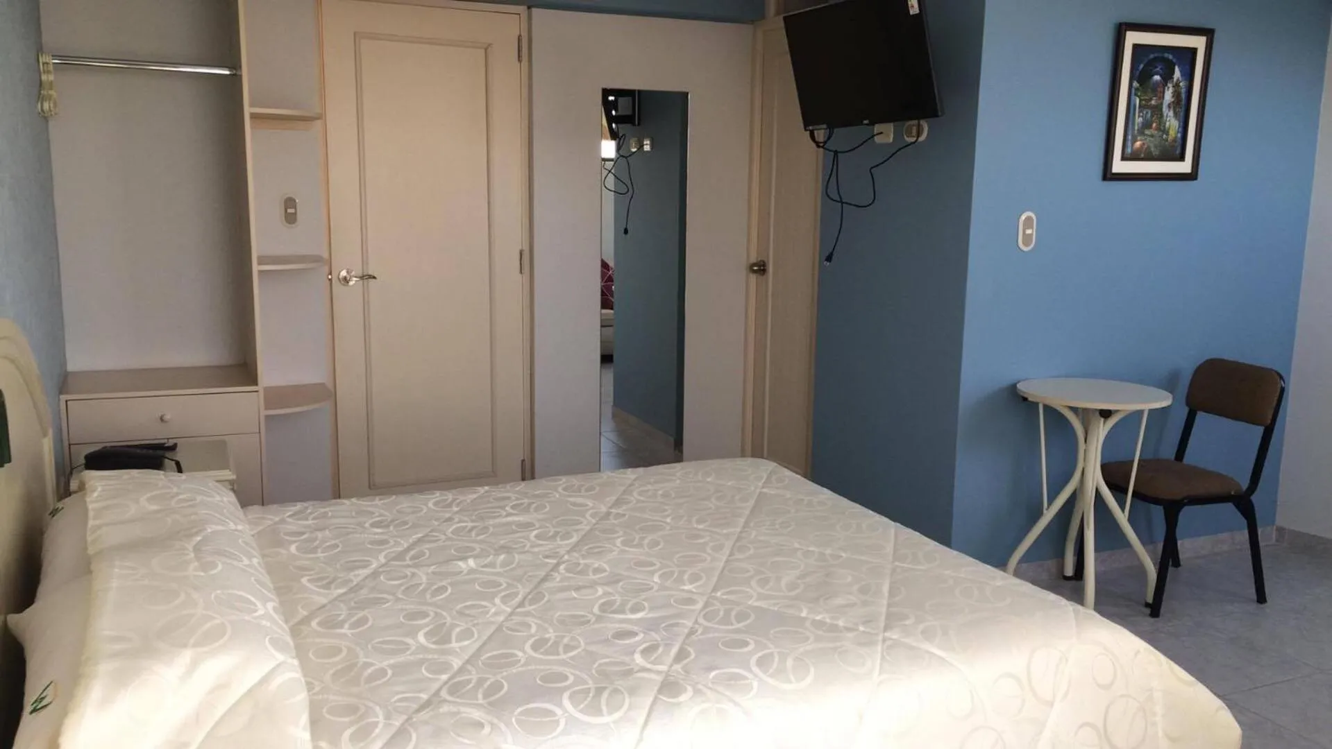 Bed in Hotel Mediterraneo Arequipa