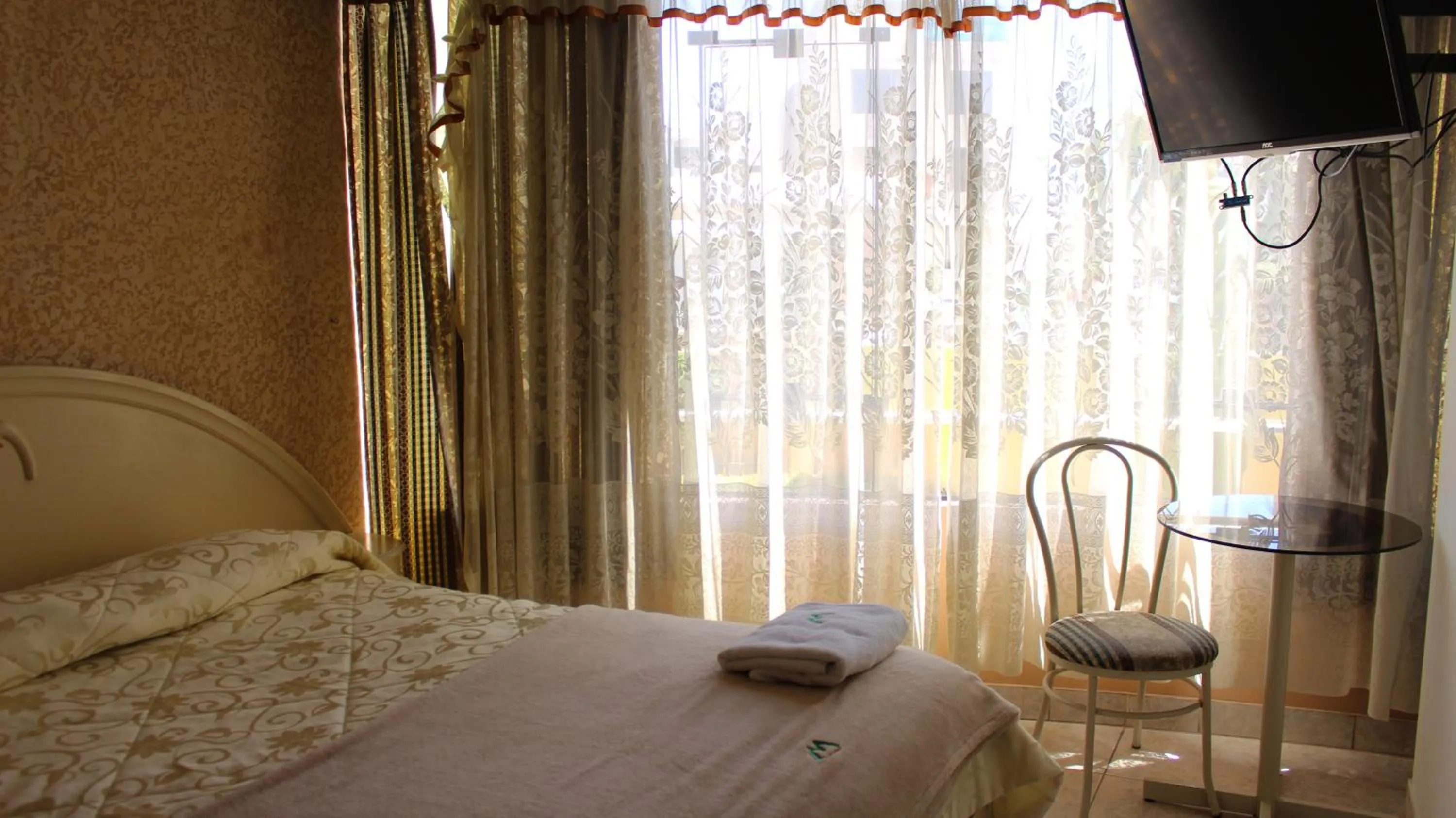 Bed in Hotel Mediterraneo Arequipa