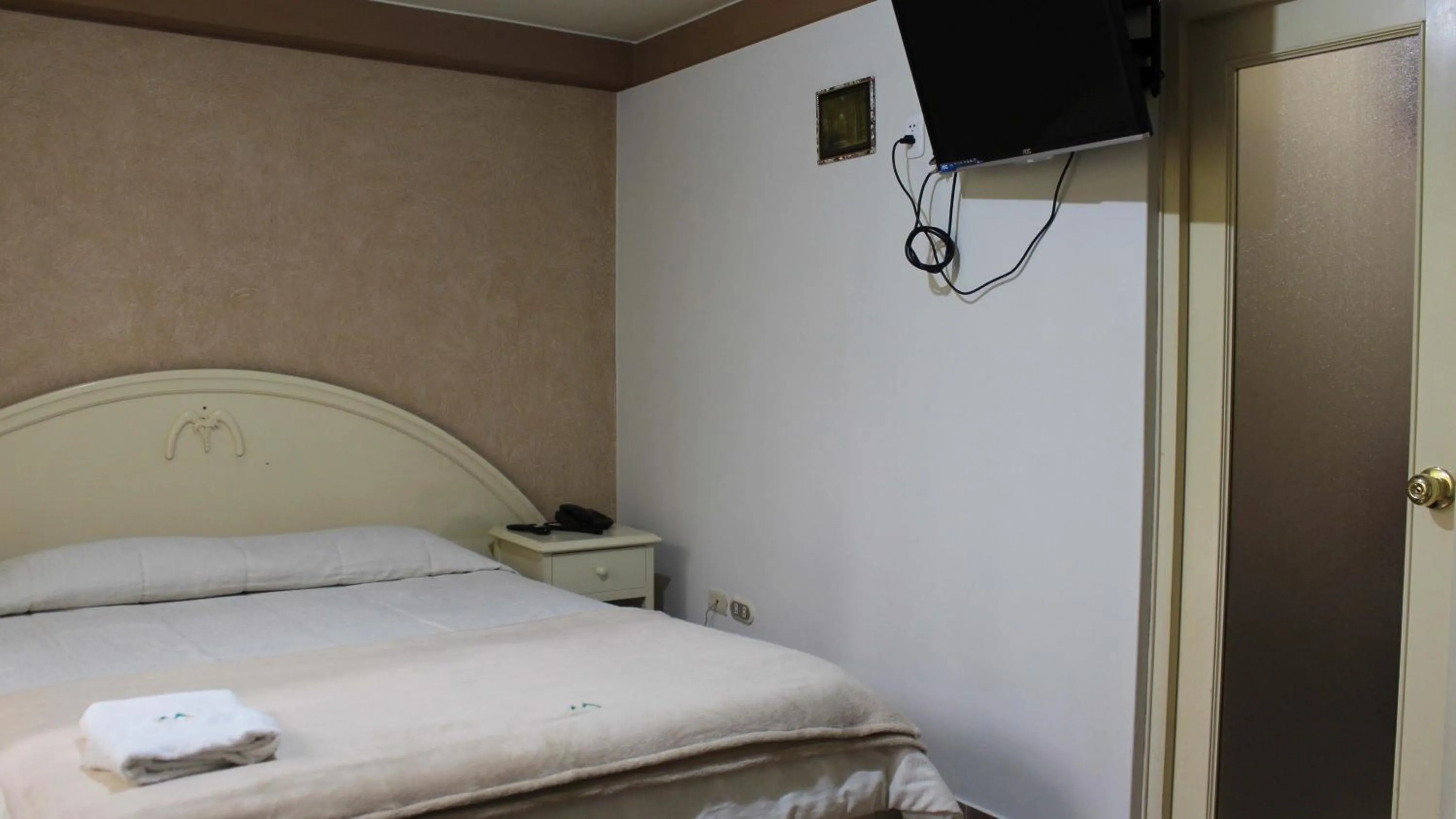 Bed in Hotel Mediterraneo Arequipa