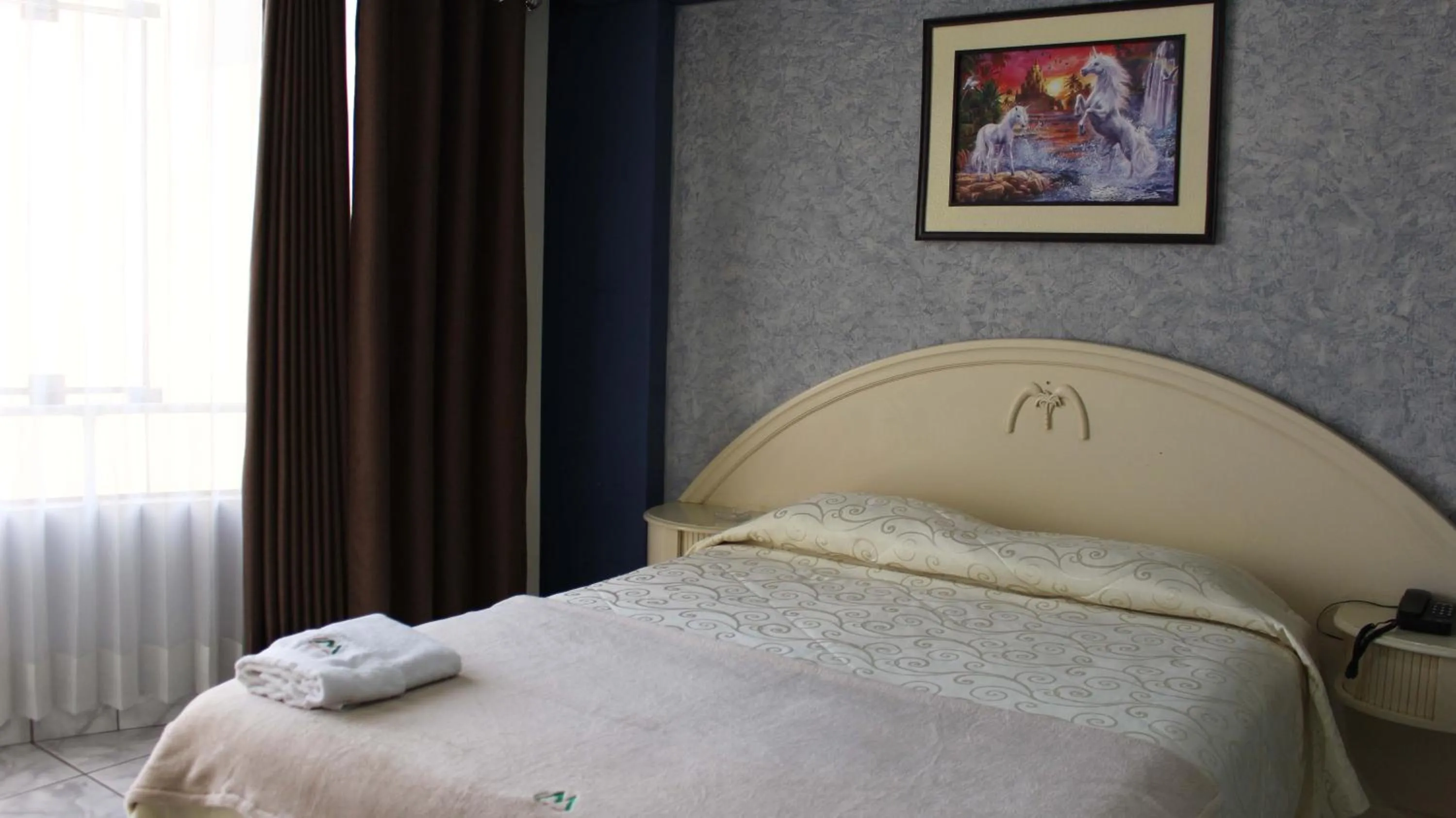 Bed in Hotel Mediterraneo Arequipa