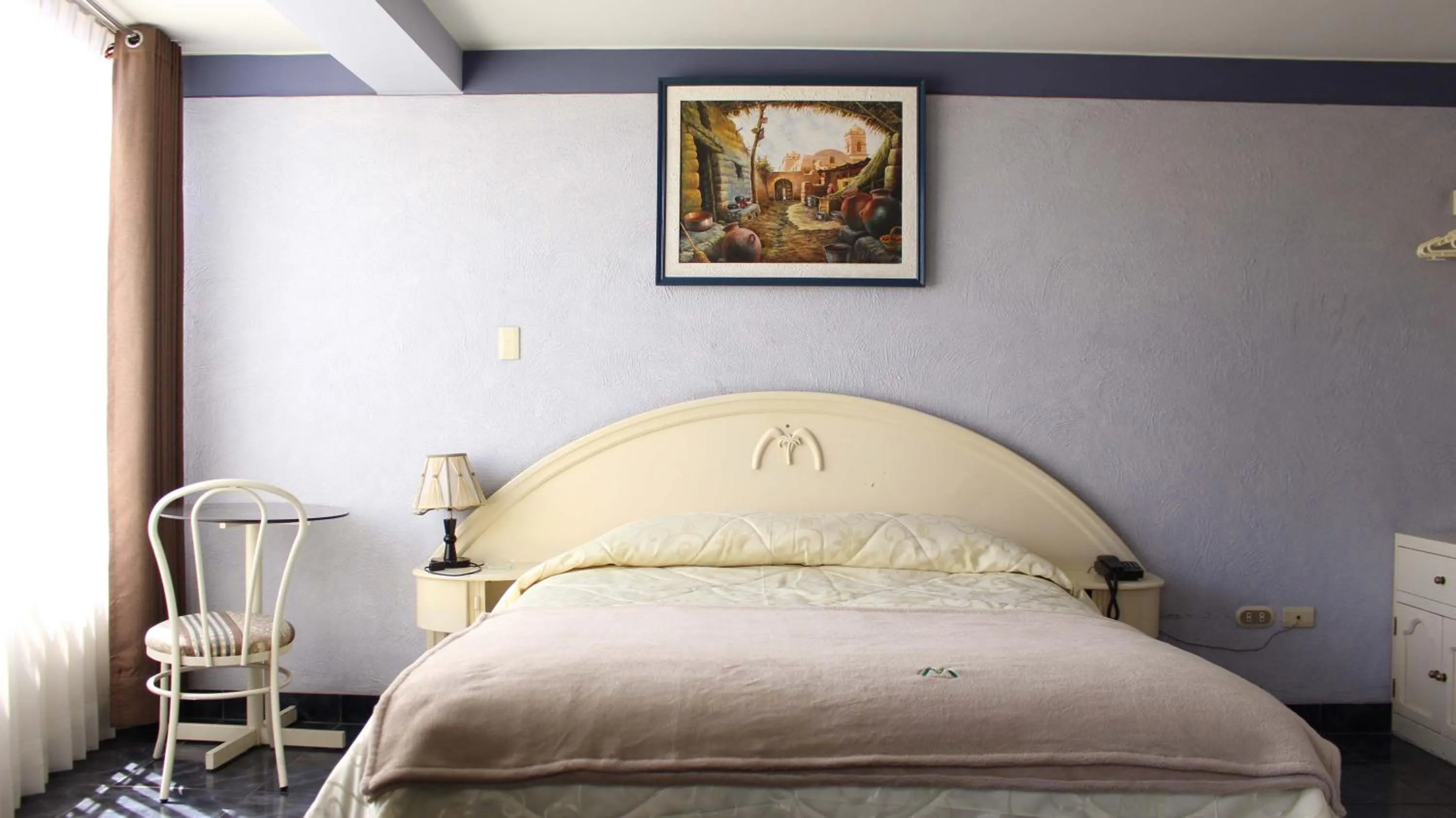Bed in Hotel Mediterraneo Arequipa
