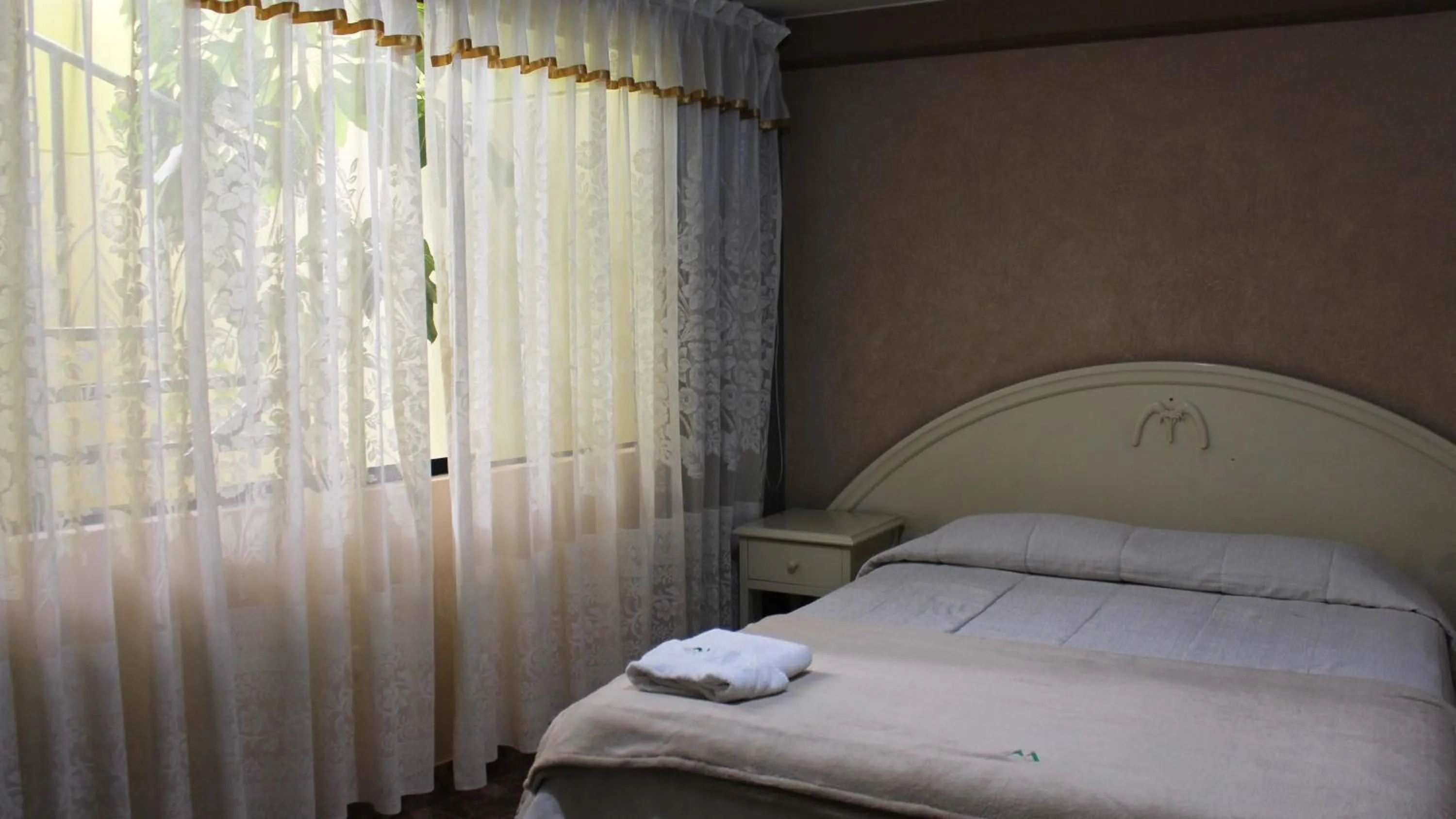Bed in Hotel Mediterraneo Arequipa
