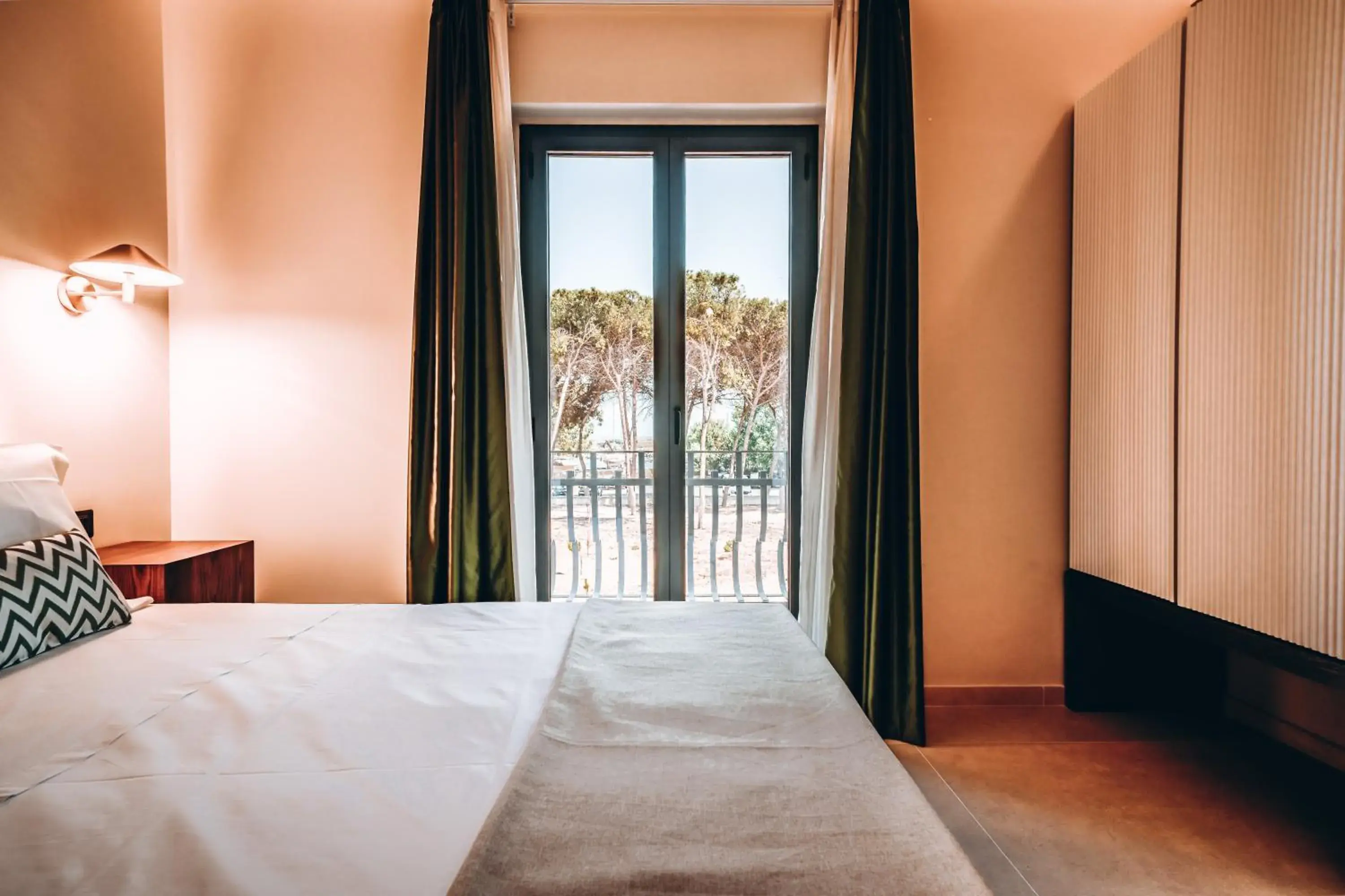 Bed in ananea Tropea Yachting Resort Bed in ananea Tropea Yachting Resort