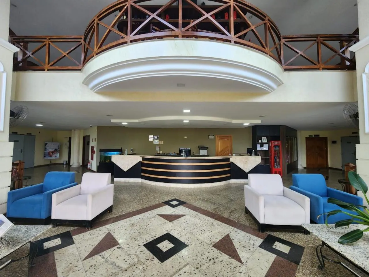 Lobby or reception in Colonial Plaza Hotel Pindamonhangaba