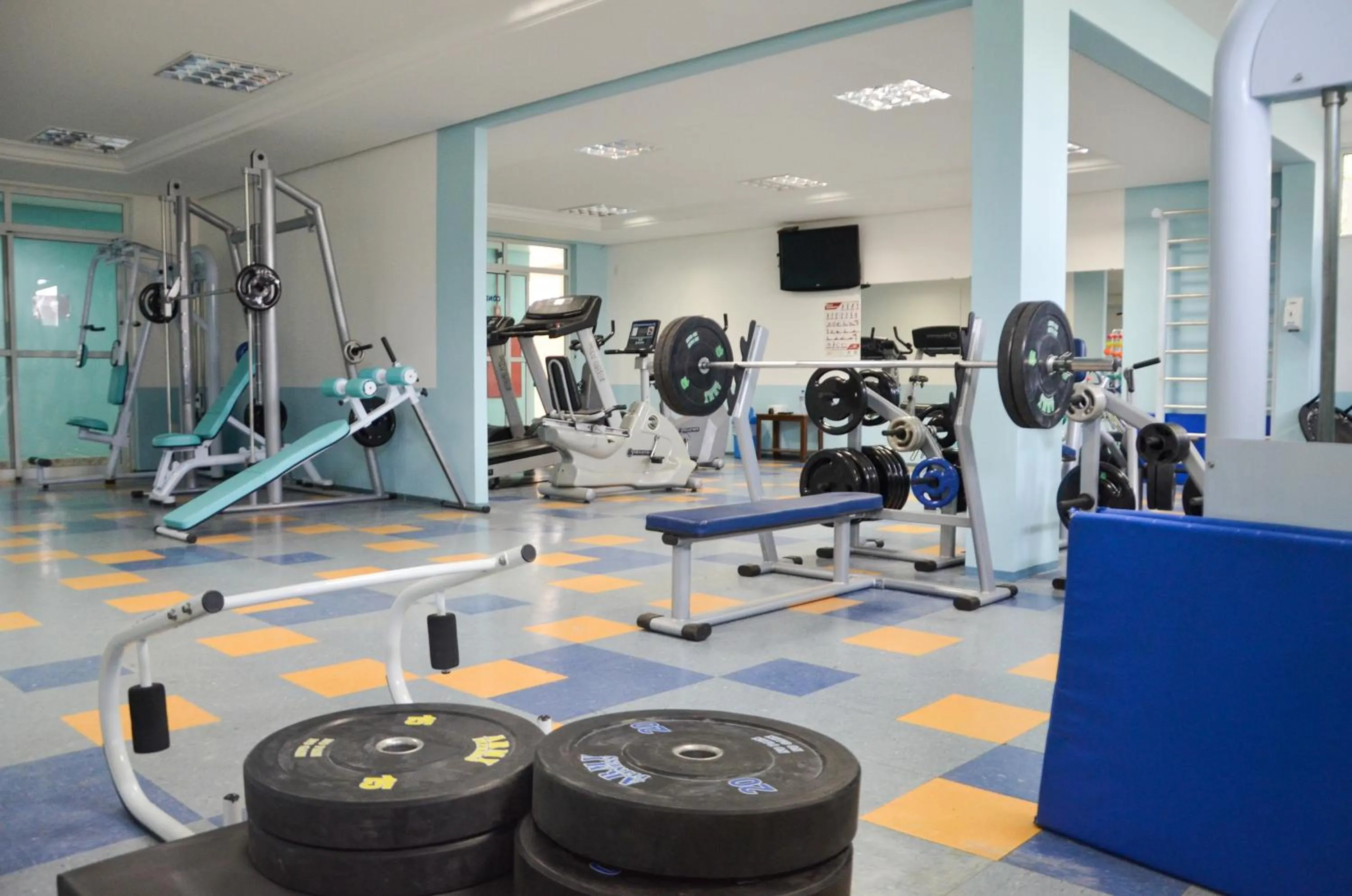 Fitness centre/facilities in Colonial Plaza Hotel Pindamonhangaba