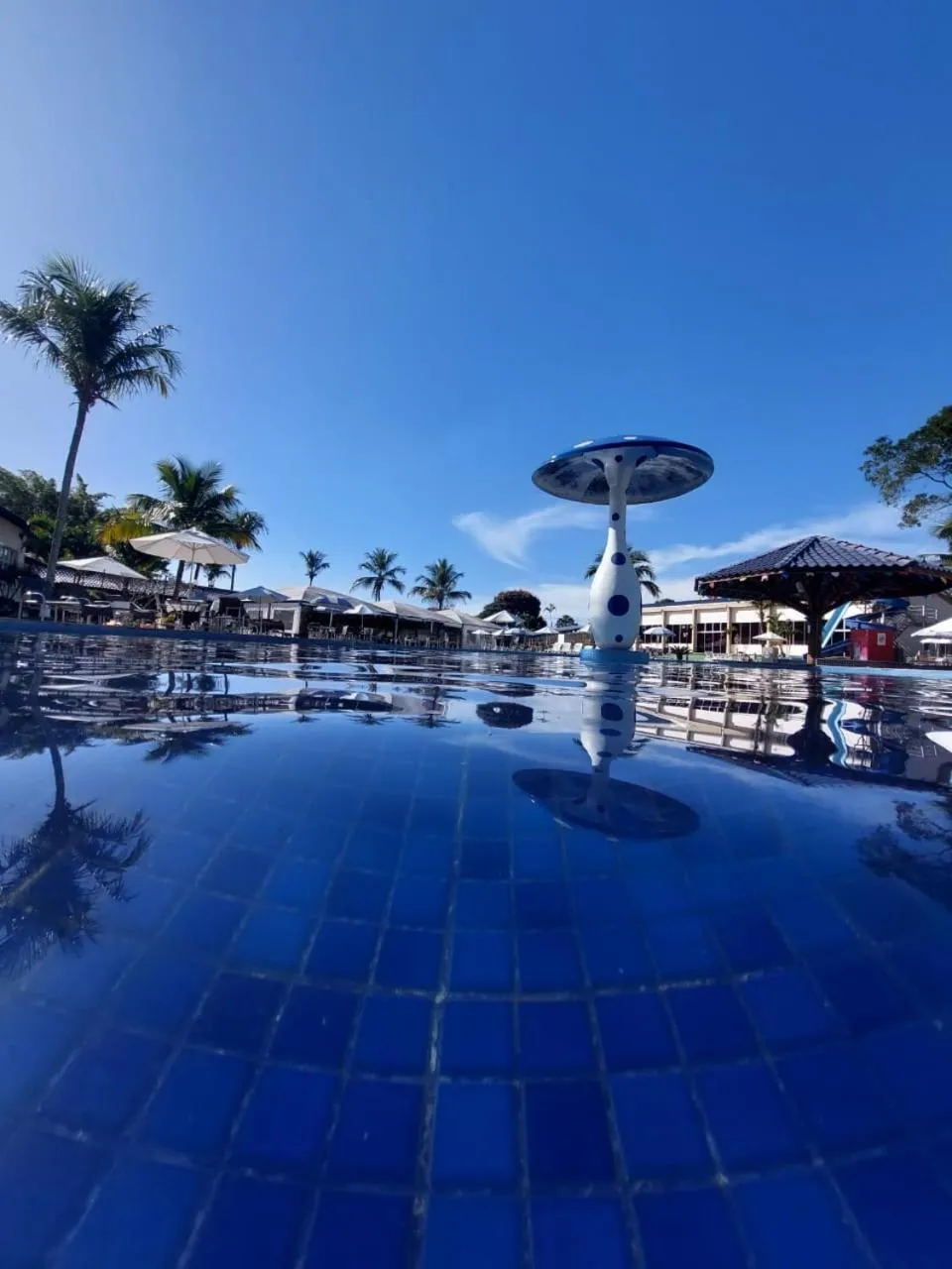Swimming pool in Colonial Plaza Hotel Pindamonhangaba