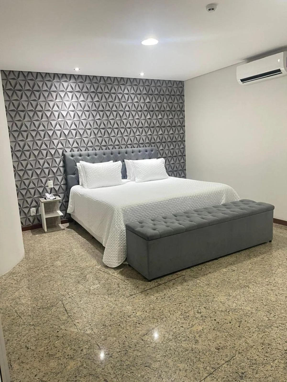 Bed in Colonial Plaza Hotel Pindamonhangaba