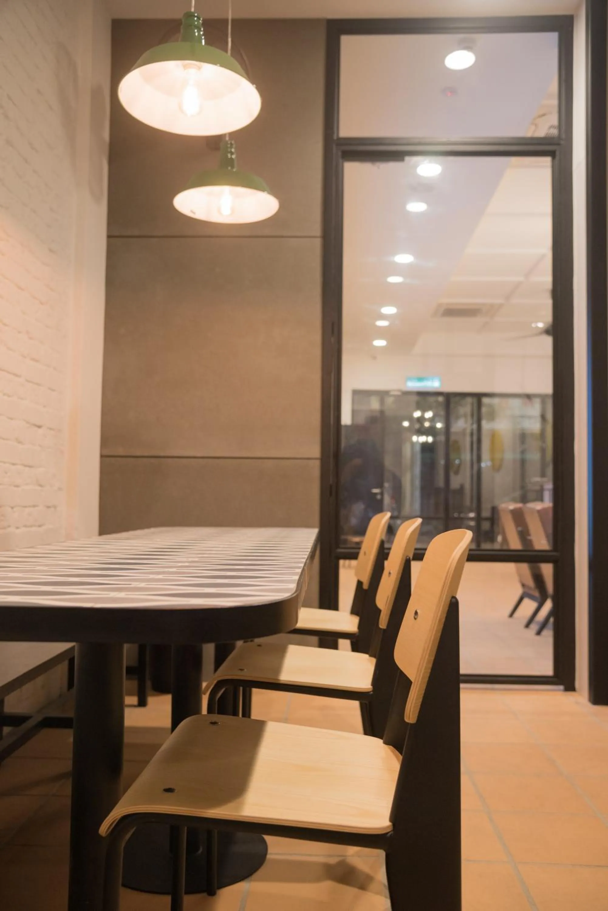 Inner courtyard view in Kooning