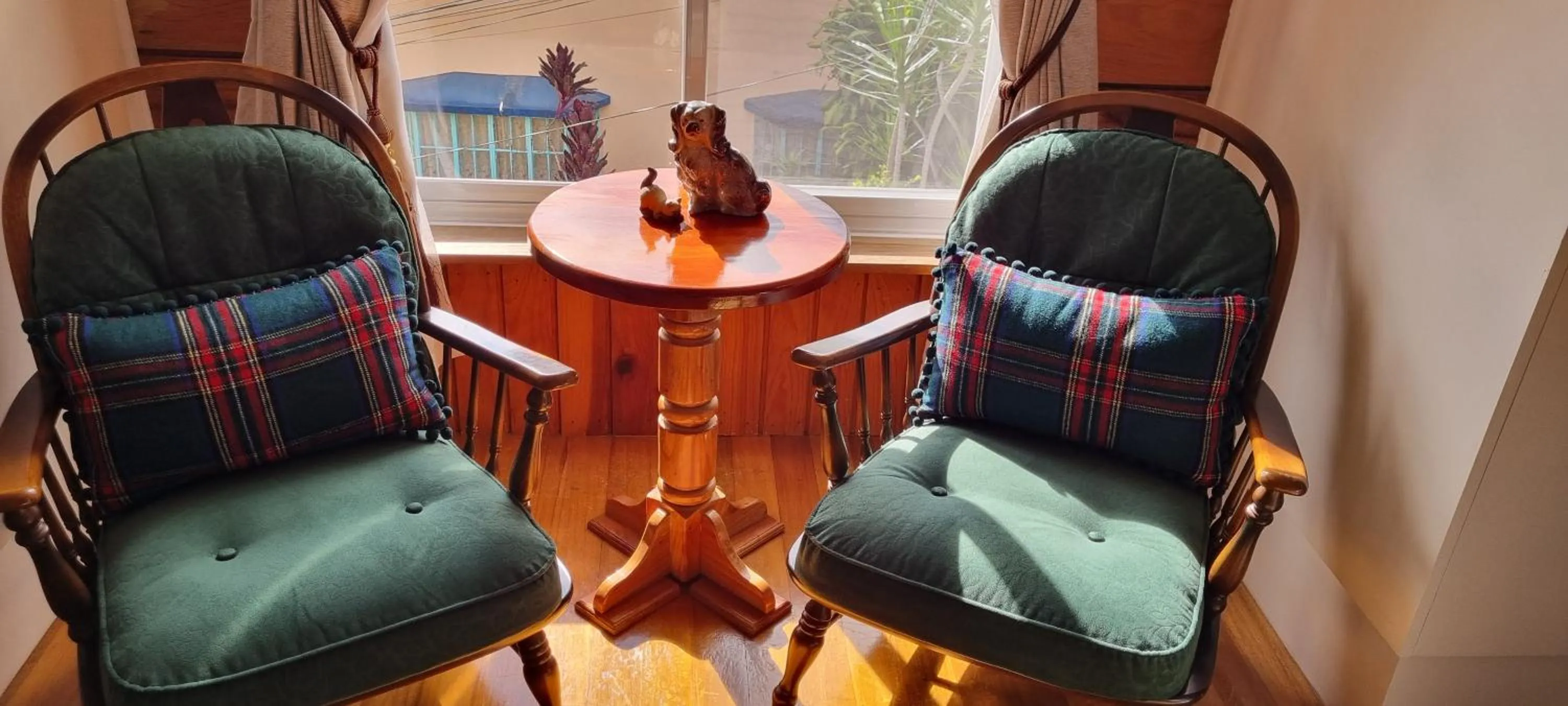 Seating area in Guest Haven Chalet Baguio Bed and Breakfast