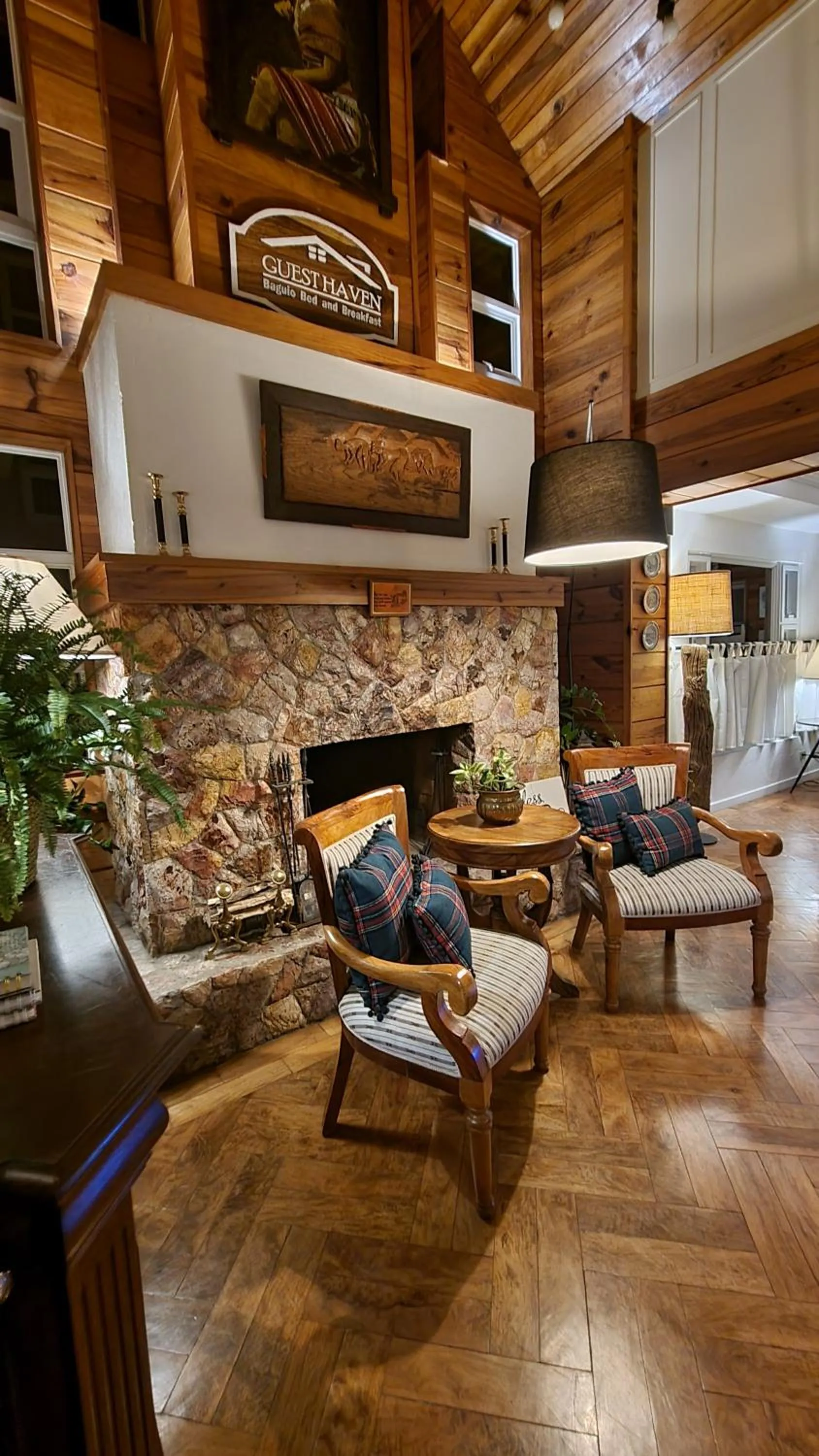 Living room in Guest Haven Chalet Baguio Bed and Breakfast