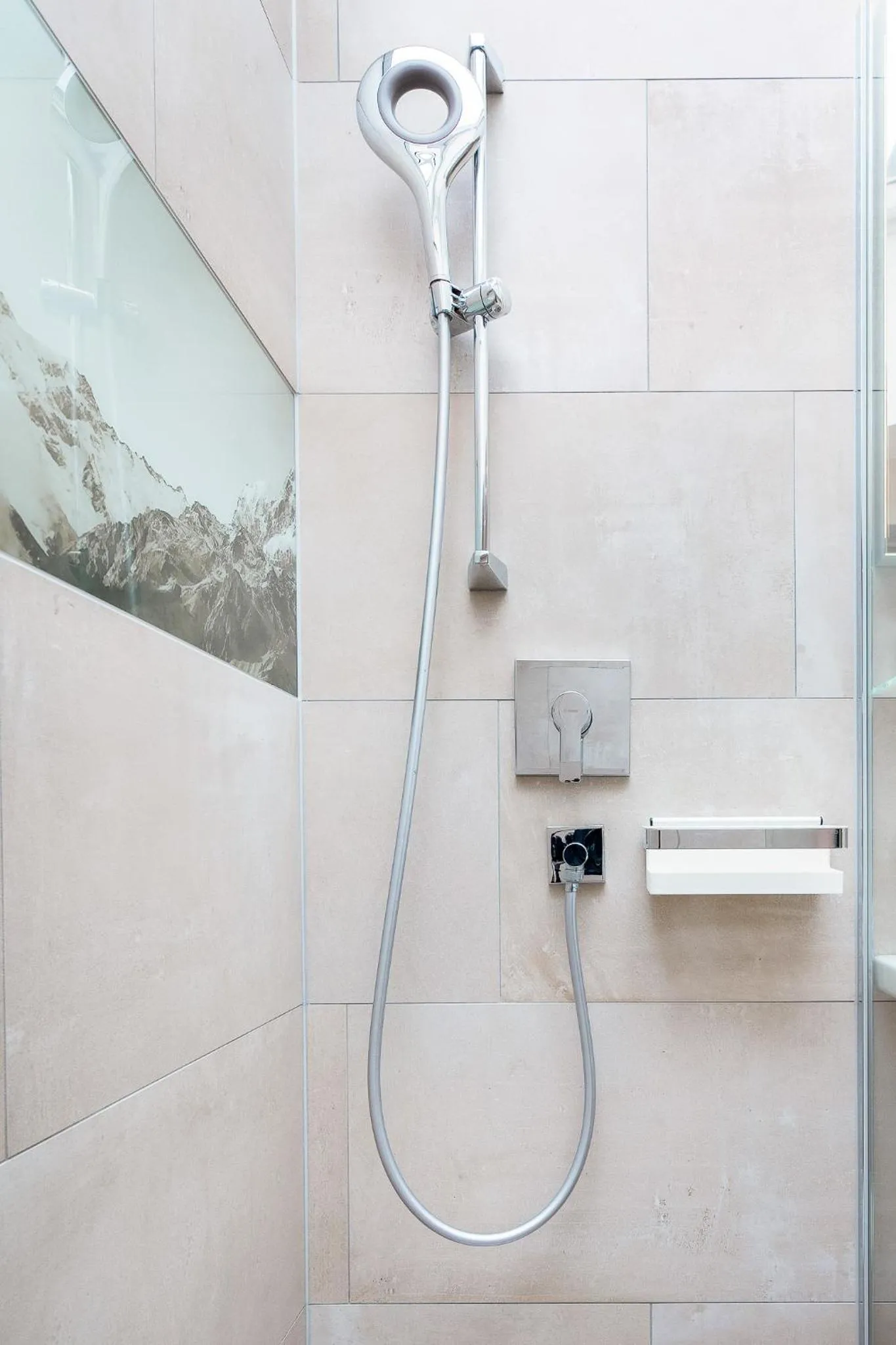 Shower in Gästehaus Hornegger
