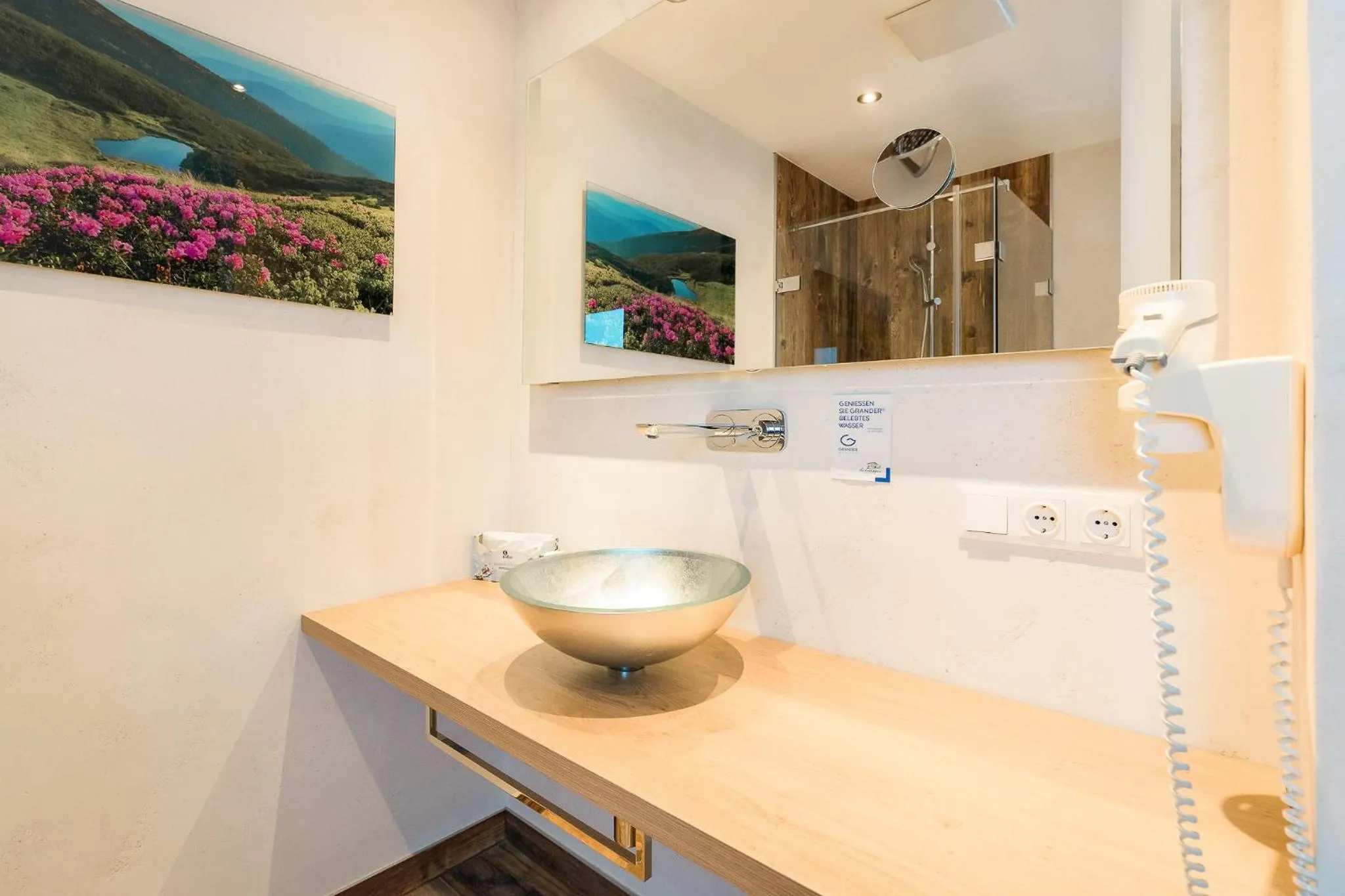 Bathroom in Gästehaus Hornegger