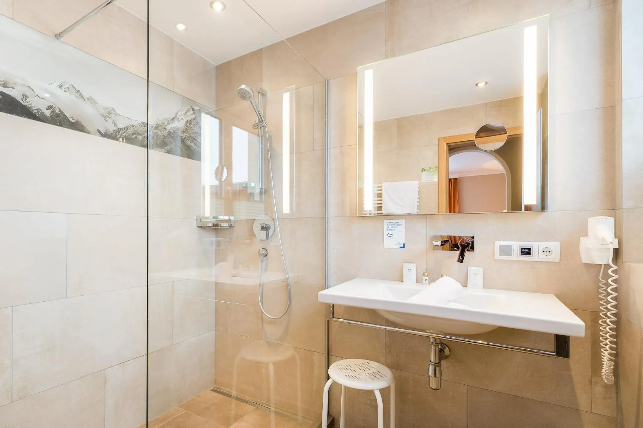 Bathroom in Gästehaus Hornegger