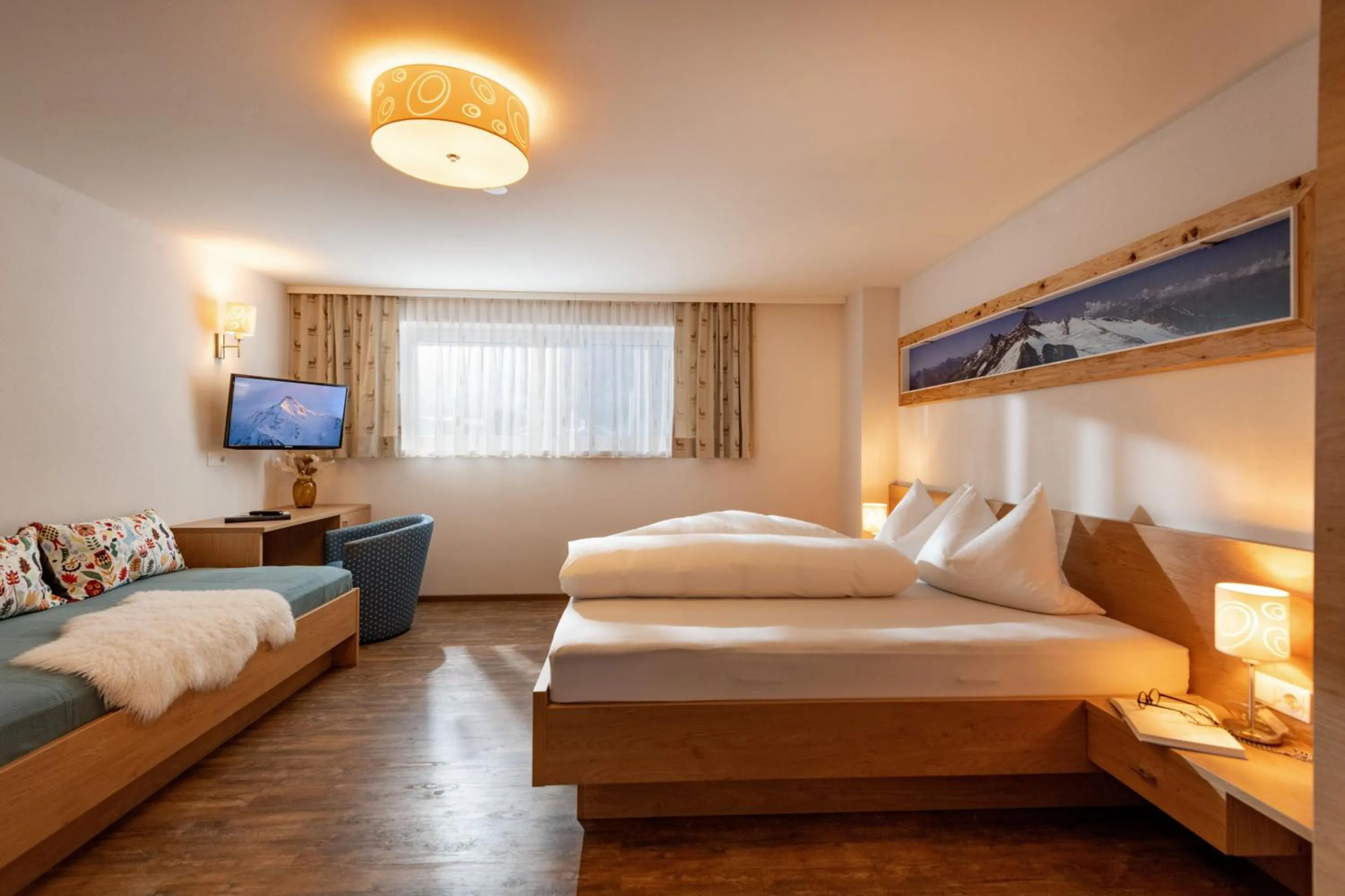 Bedroom, Bed in Gästehaus Hornegger