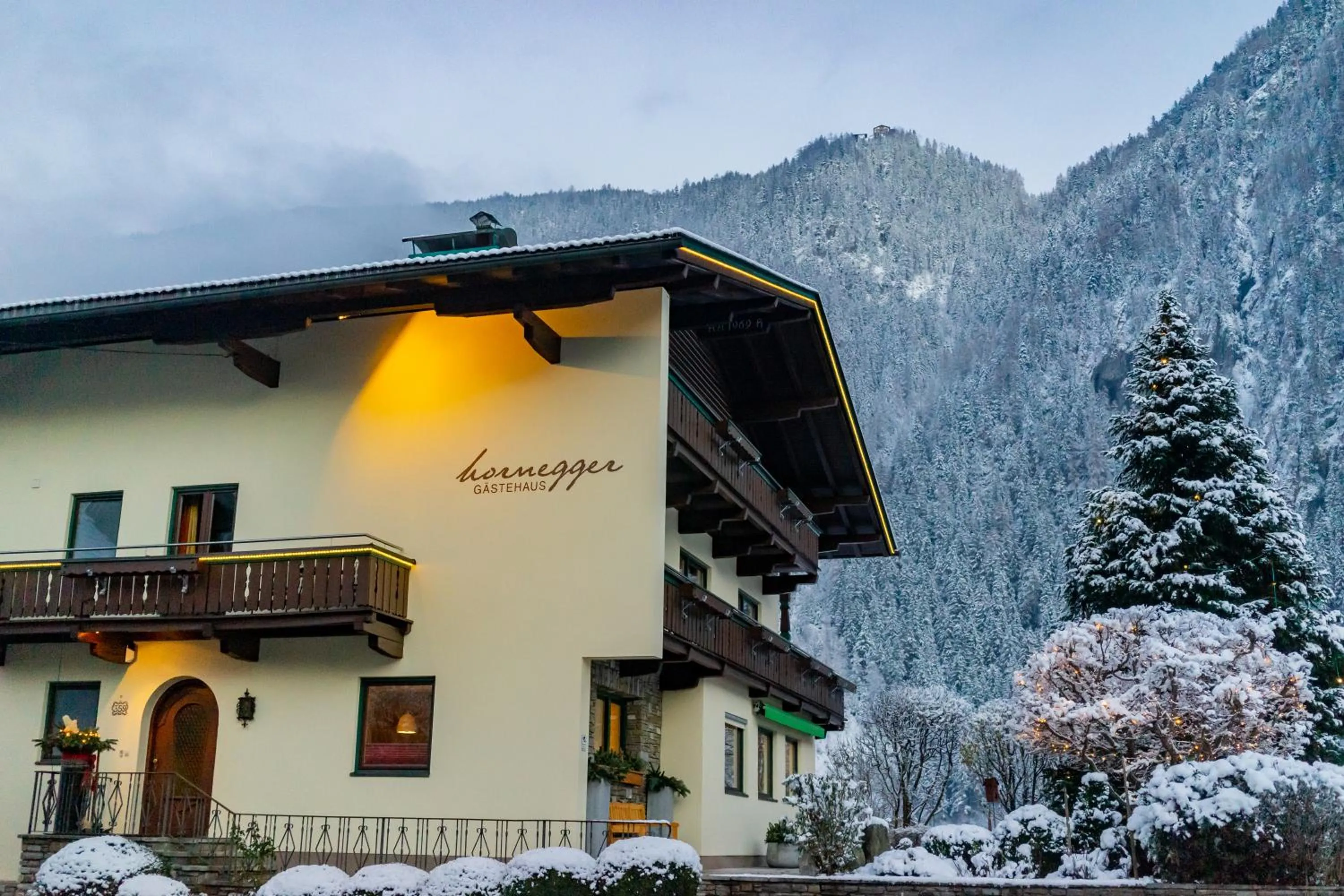 Property building in Gästehaus Hornegger