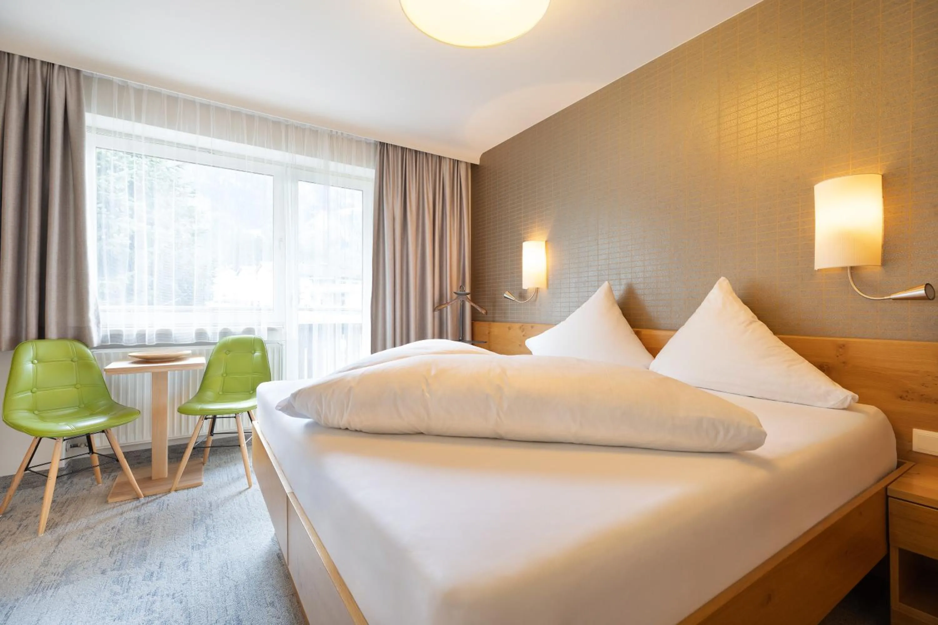 View (from property/room), Bed in Gästehaus Hornegger