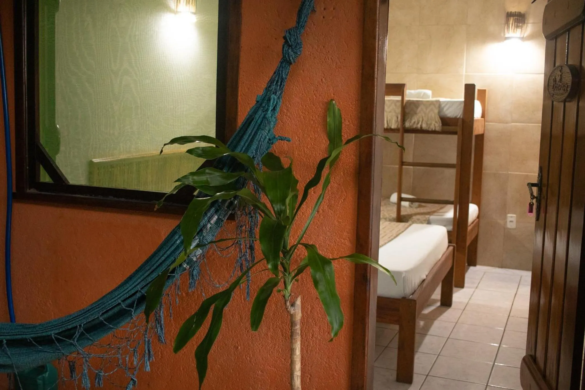 Bed in Pousada Lanai