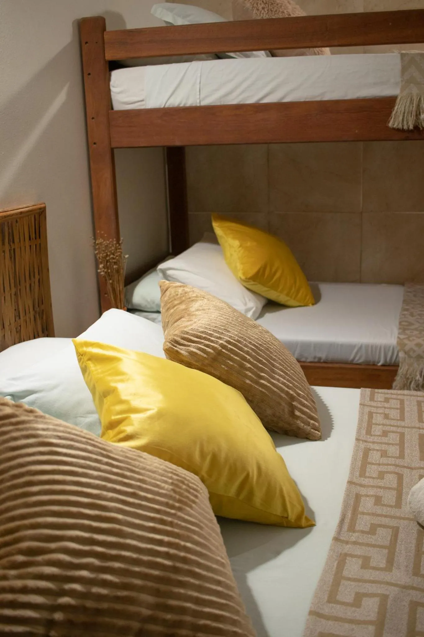 Bed in Pousada Lanai