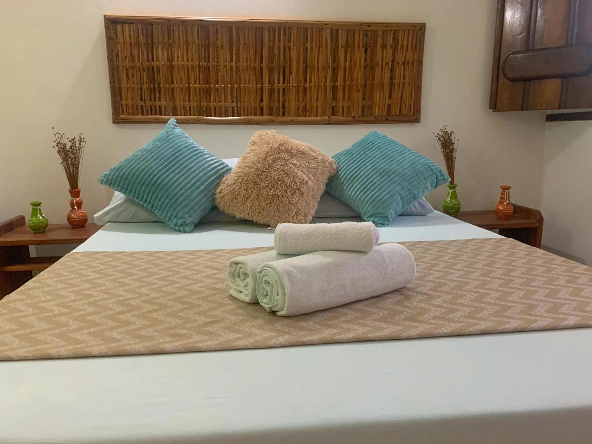 Bed in Pousada Lanai