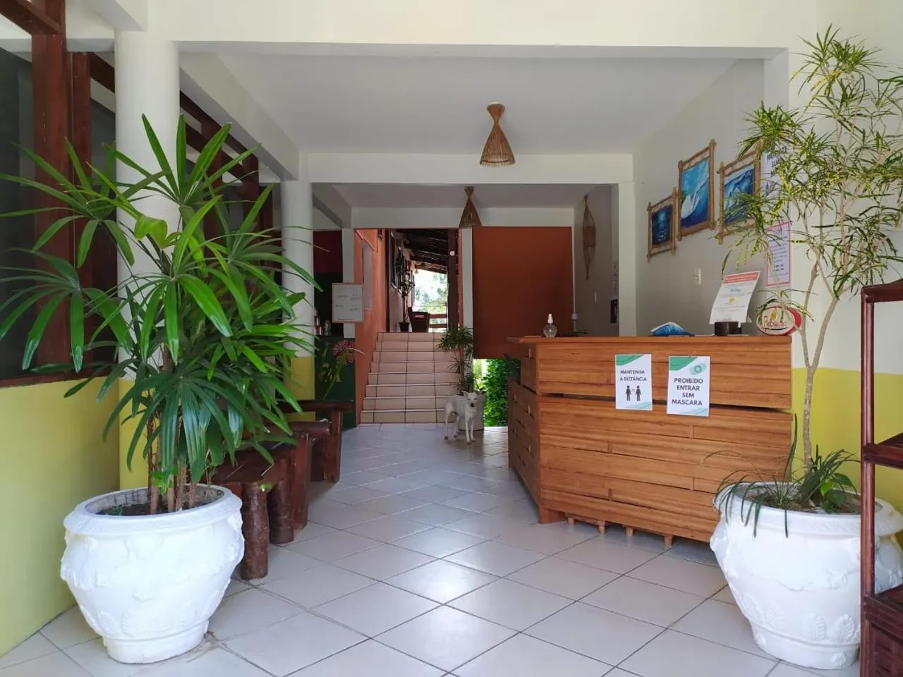 Lobby or reception in Pousada Lanai