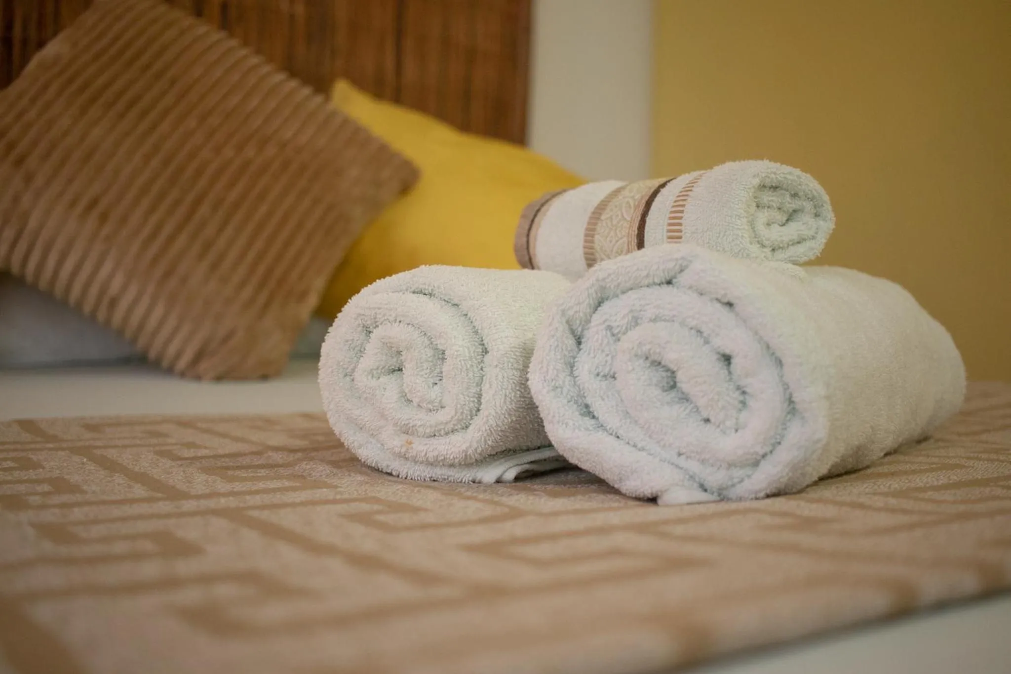 Bed in Pousada Lanai