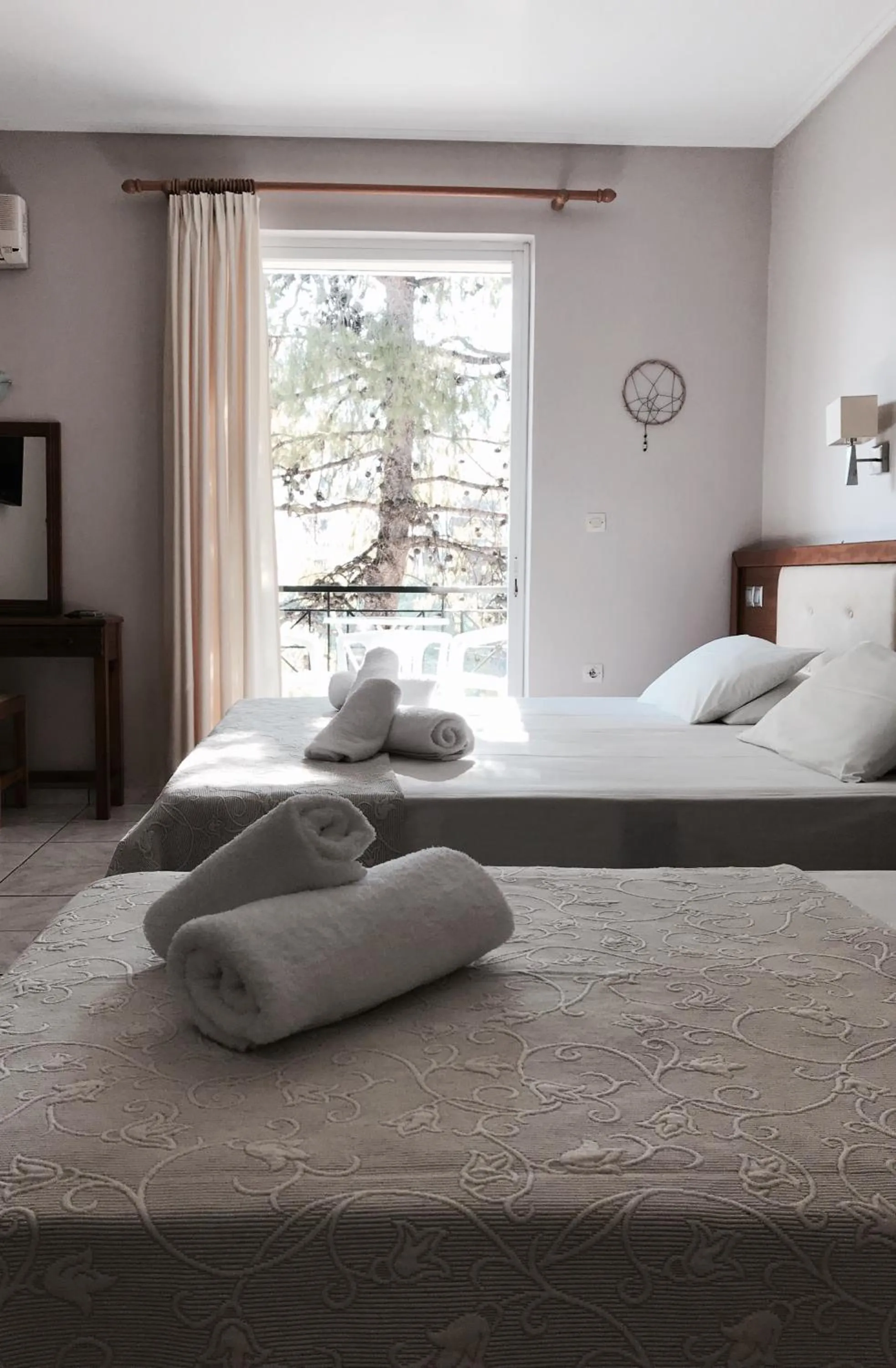 Bed in Calypso Beach Hotel