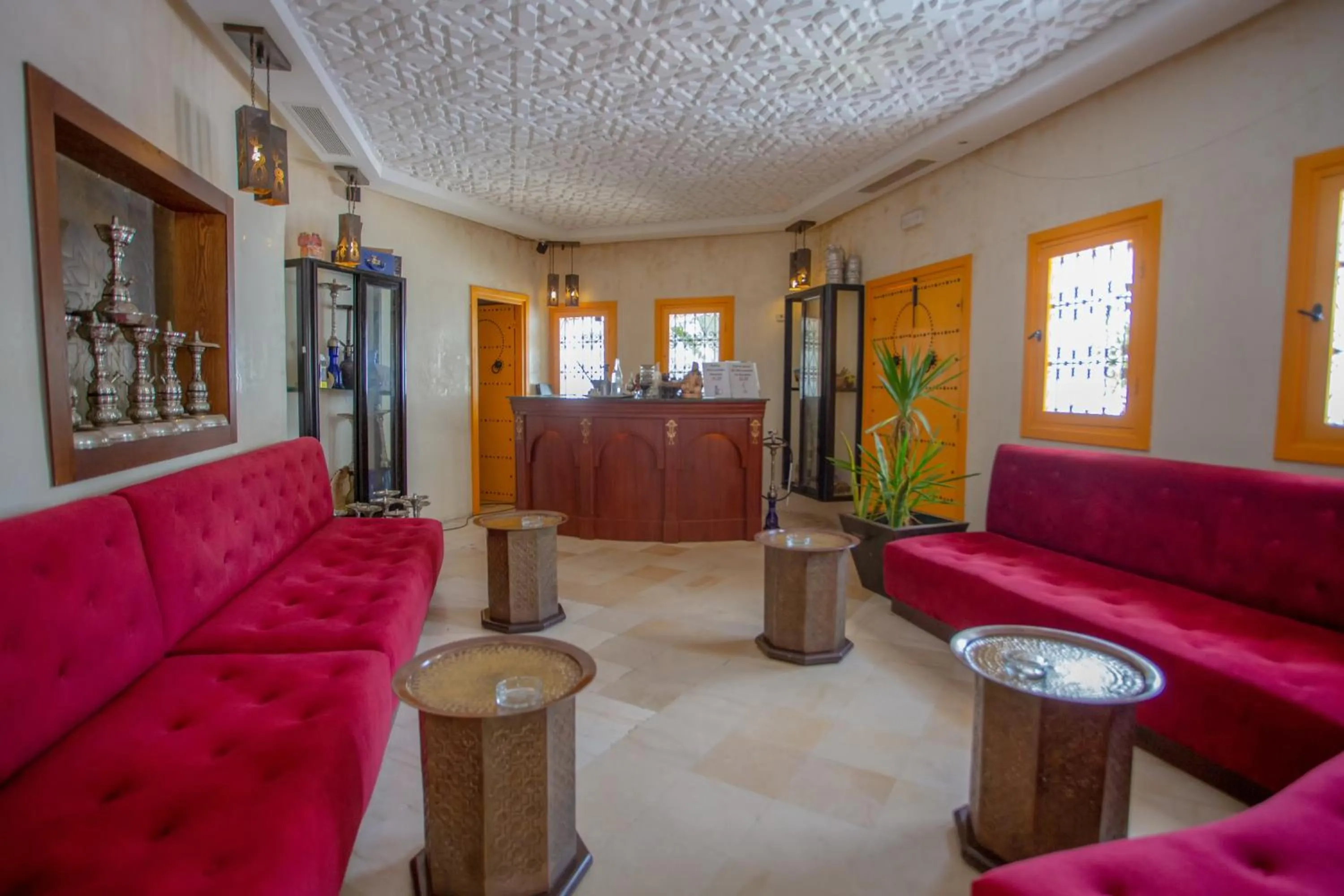 Communal lounge/ TV room in Fiesta Beach Djerba