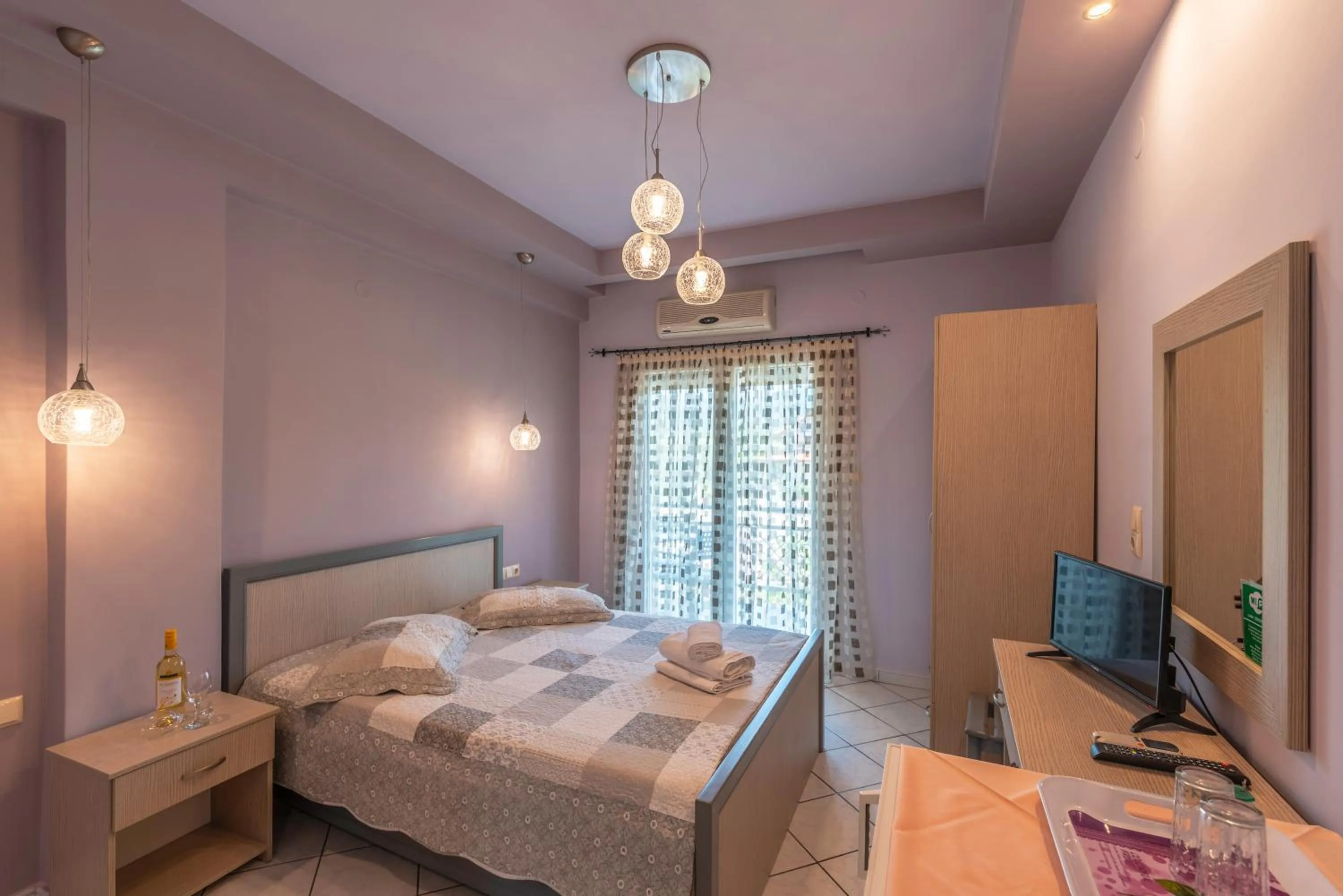 Bedroom, Bed in Katerina Rooms & Apartments