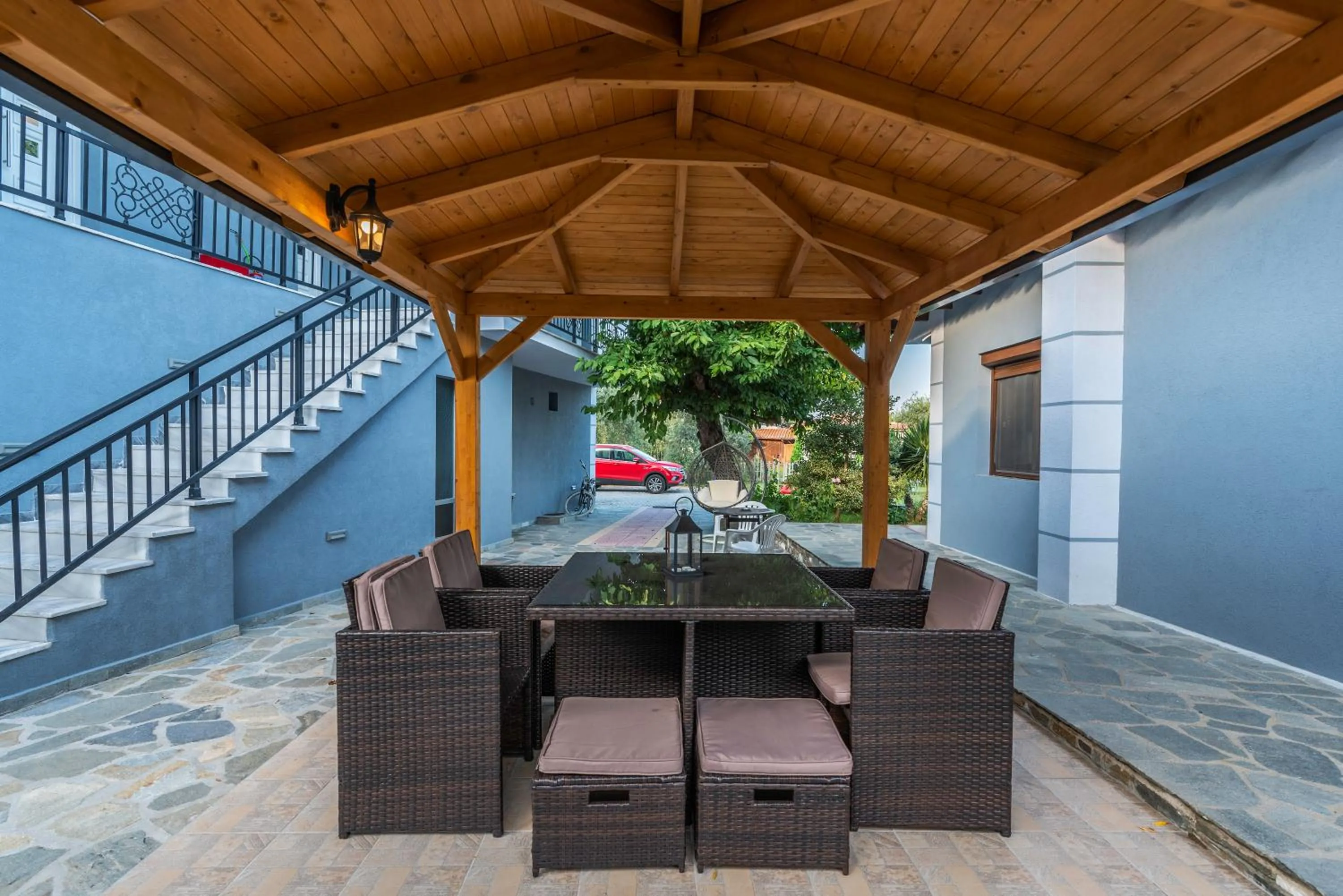 Patio in Katerina Rooms & Apartments