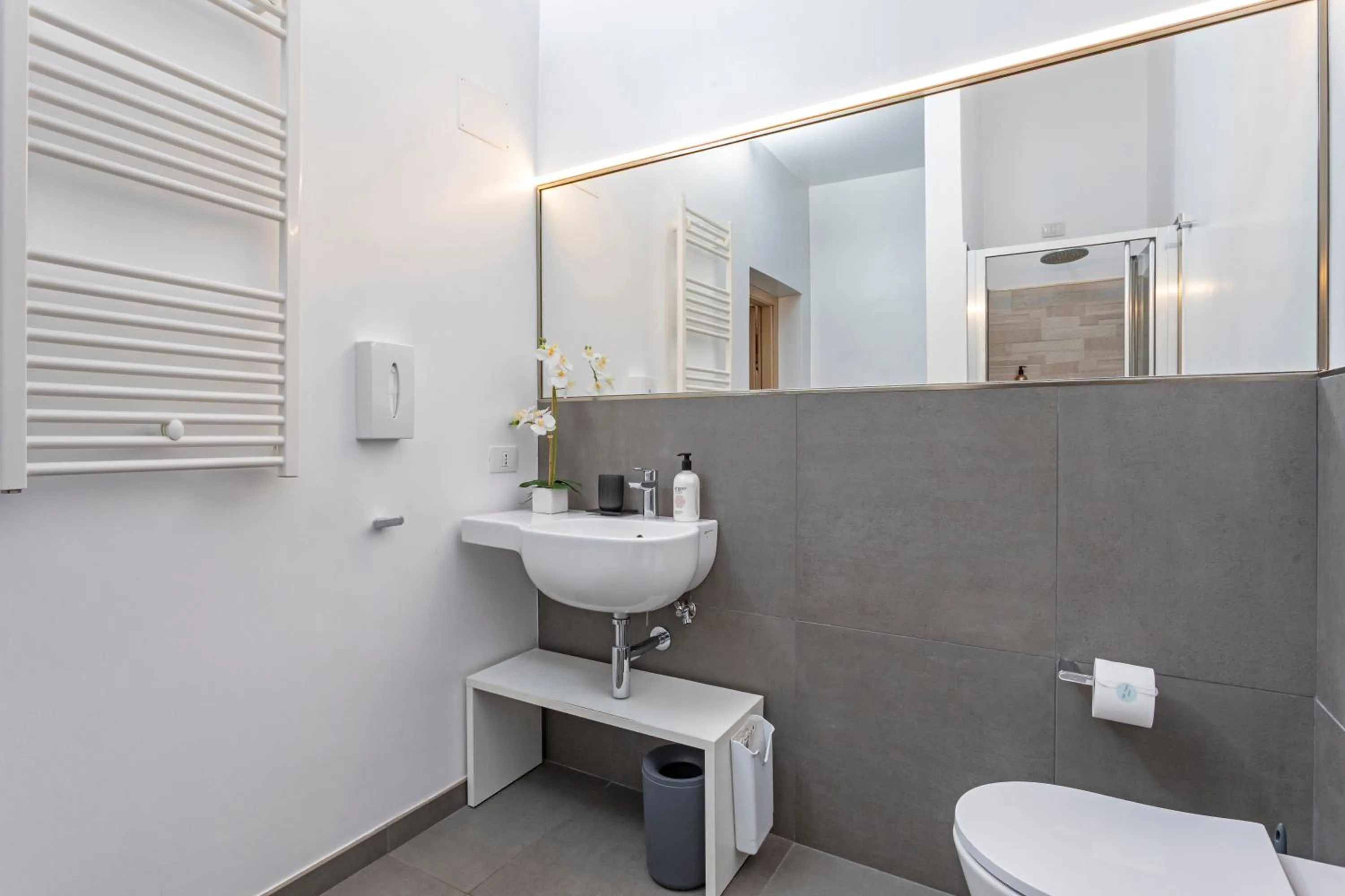 Bathroom in Feudogrande Bio Relais Hotel