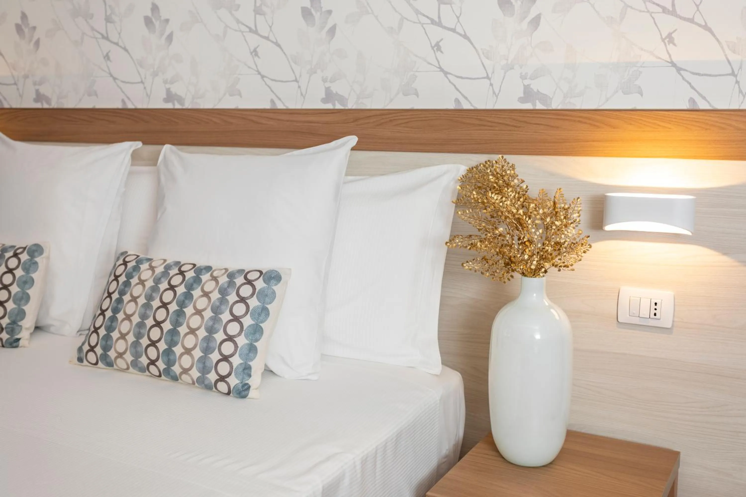 Bed in Feudogrande Bio Relais Hotel