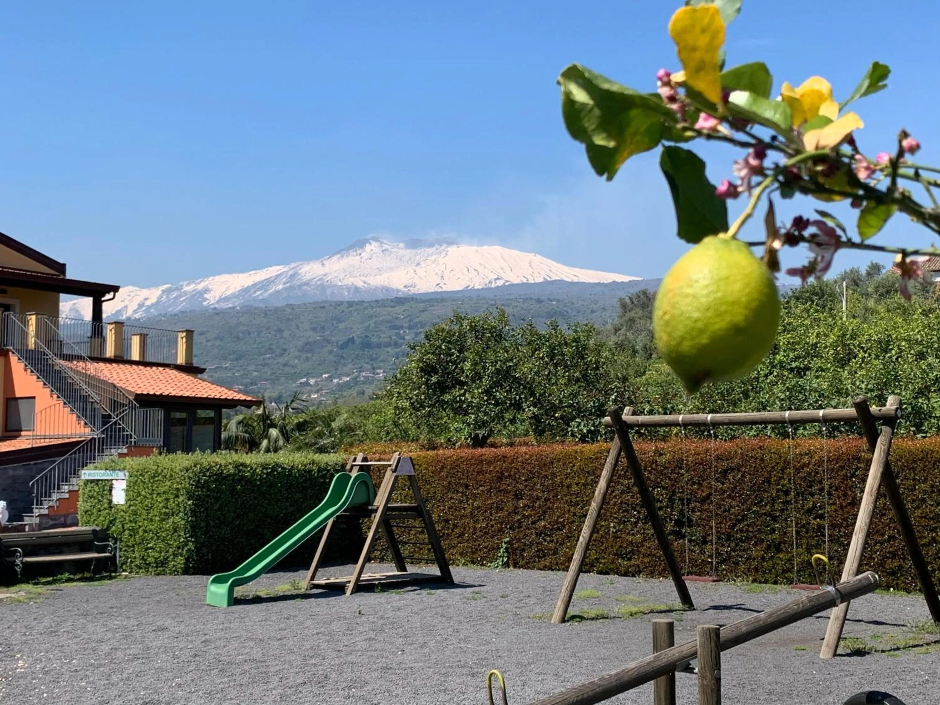 Children play ground in Feudogrande Bio Relais Hotel
