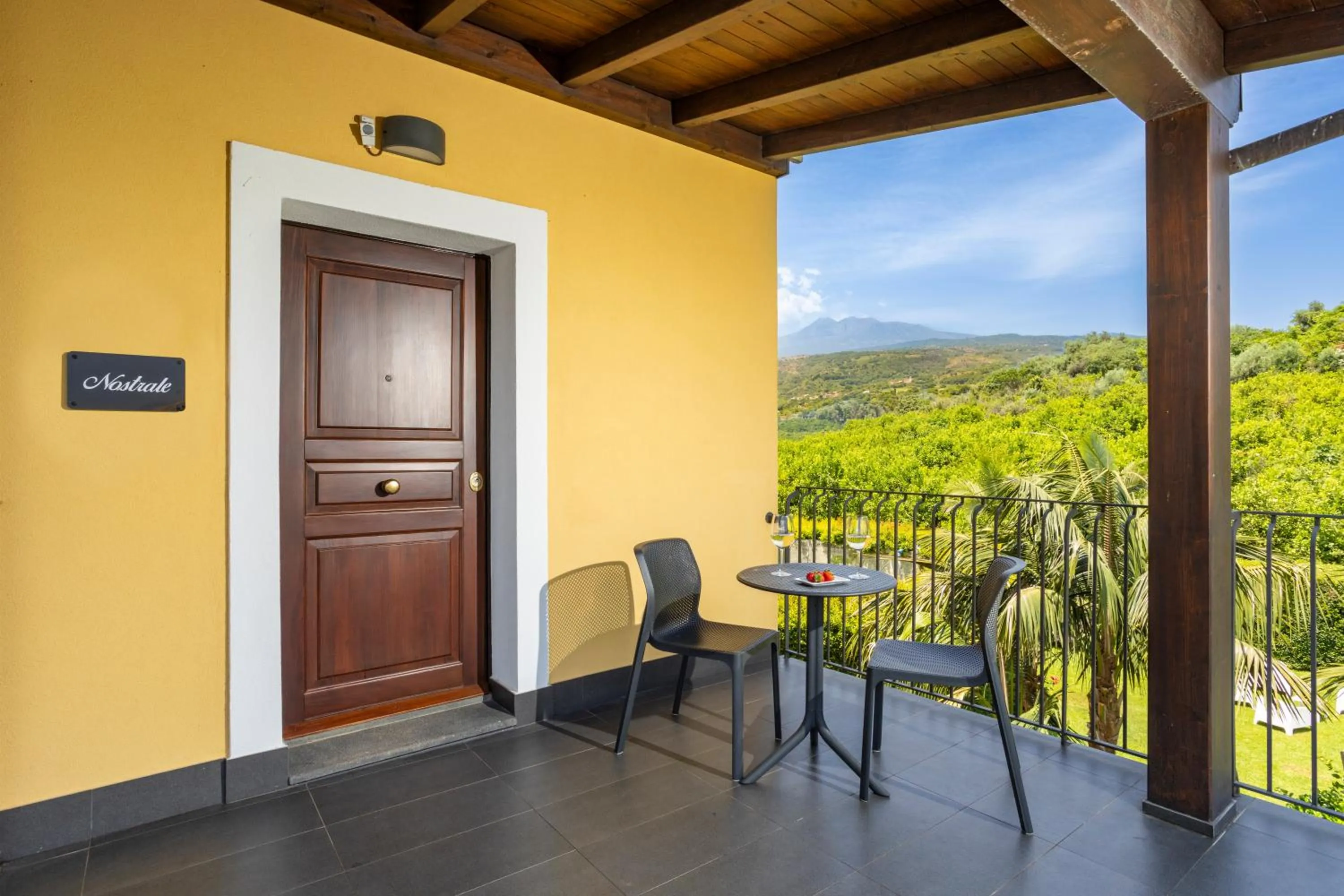 Patio in Feudogrande Bio Relais Hotel