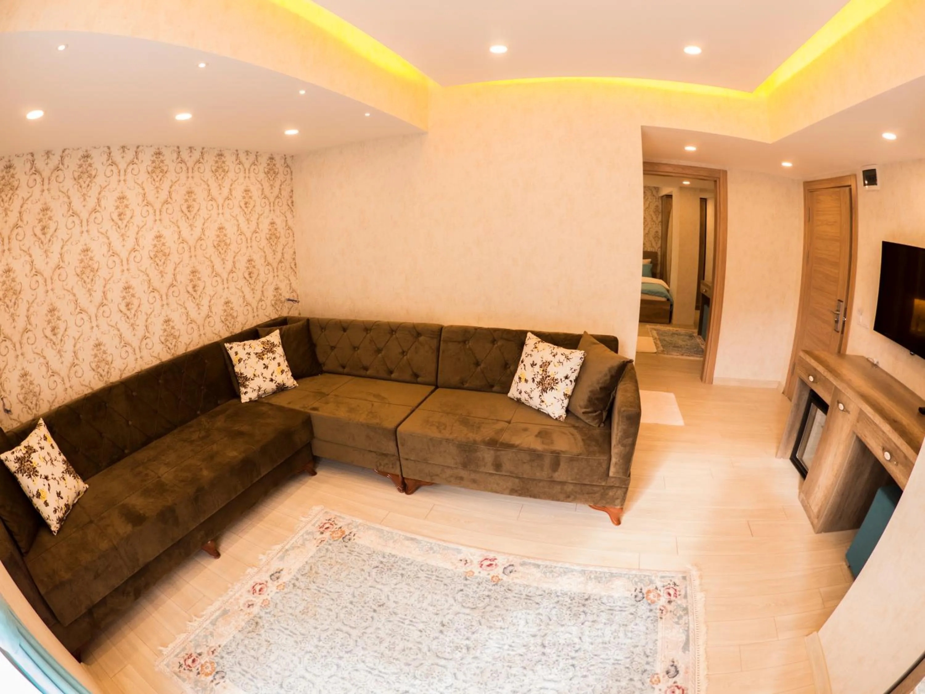Living room in Elif Inan Hotel