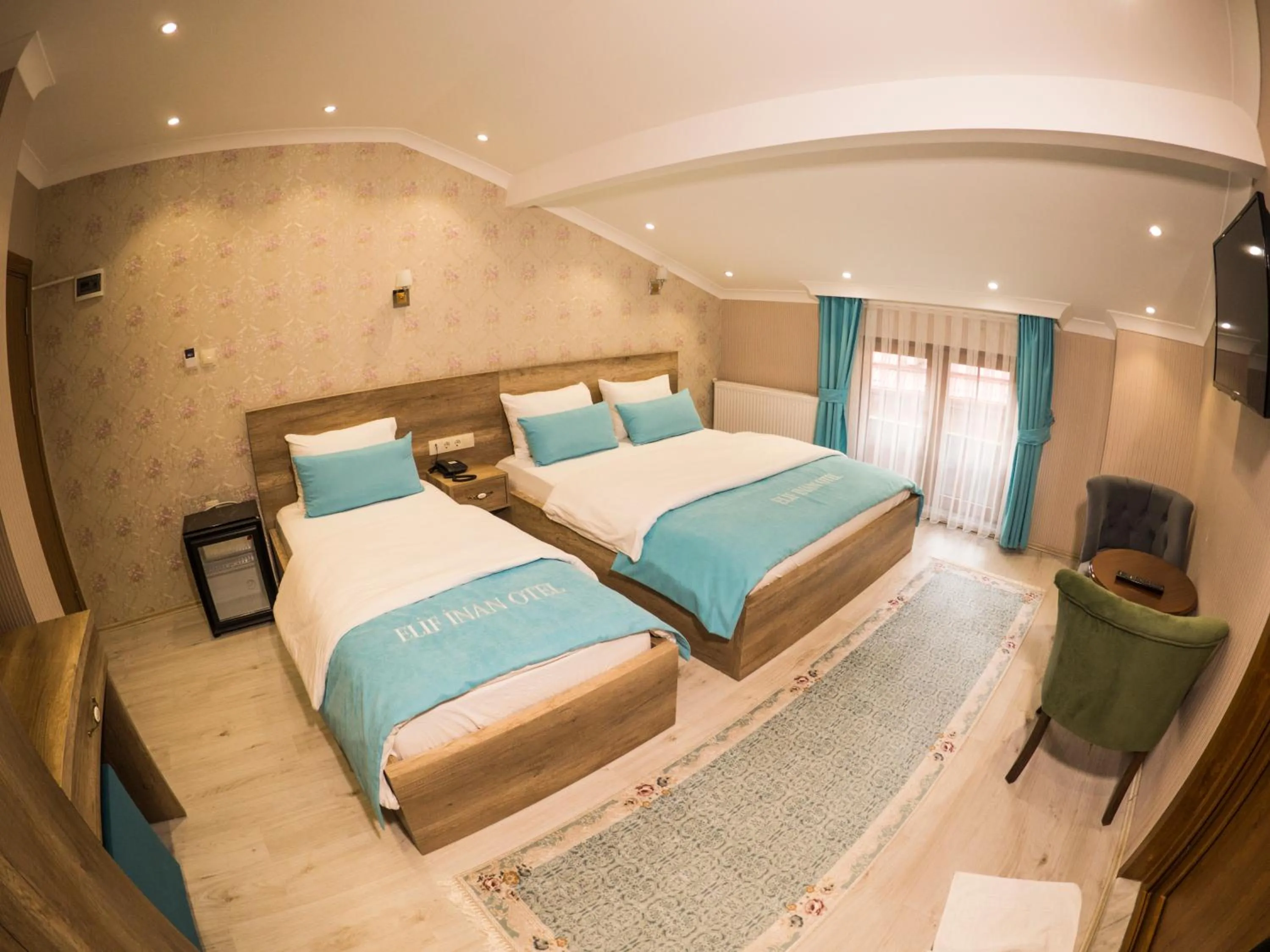 Bed in Elif Inan Hotel