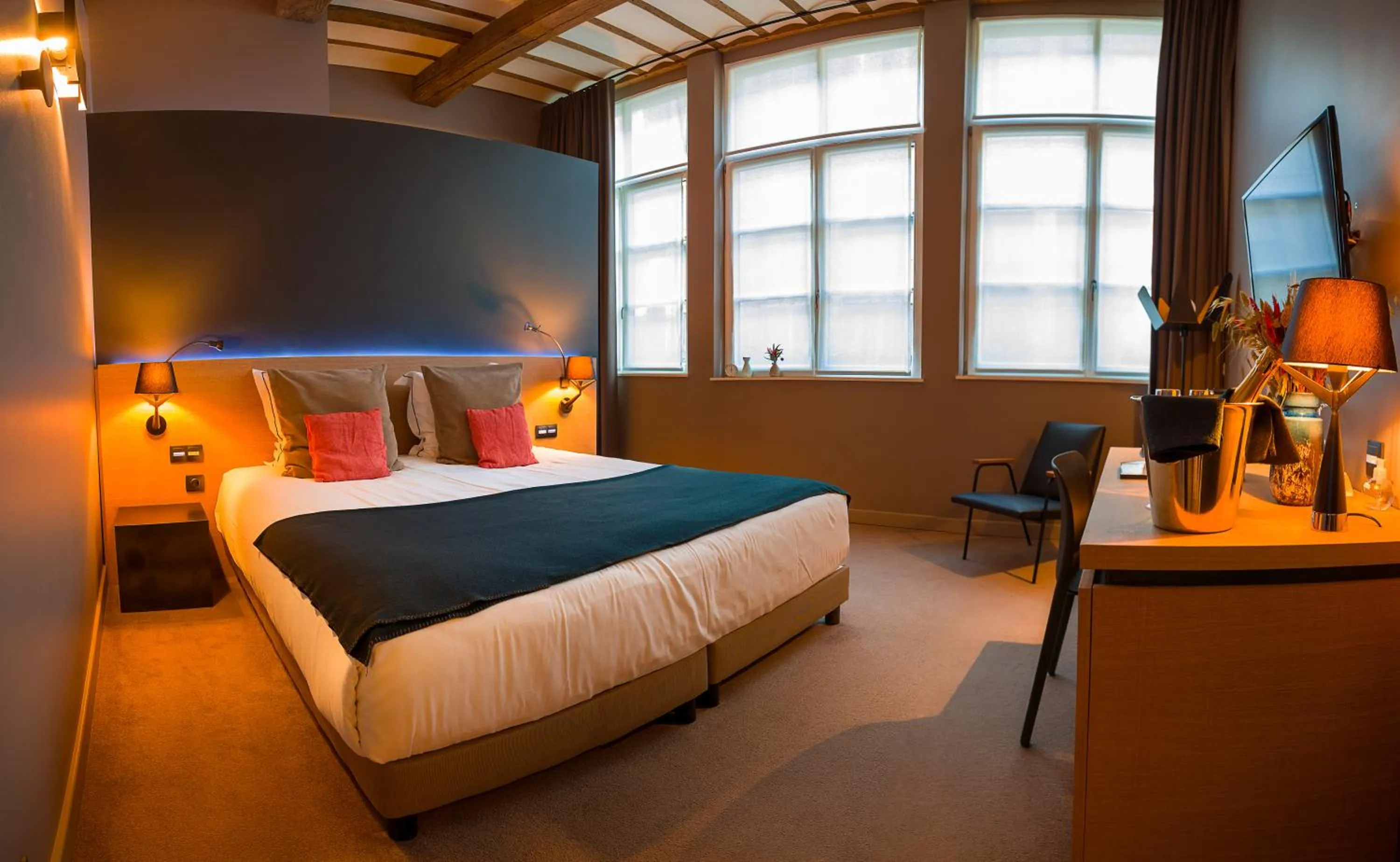 Bed in Hotel Neuvice