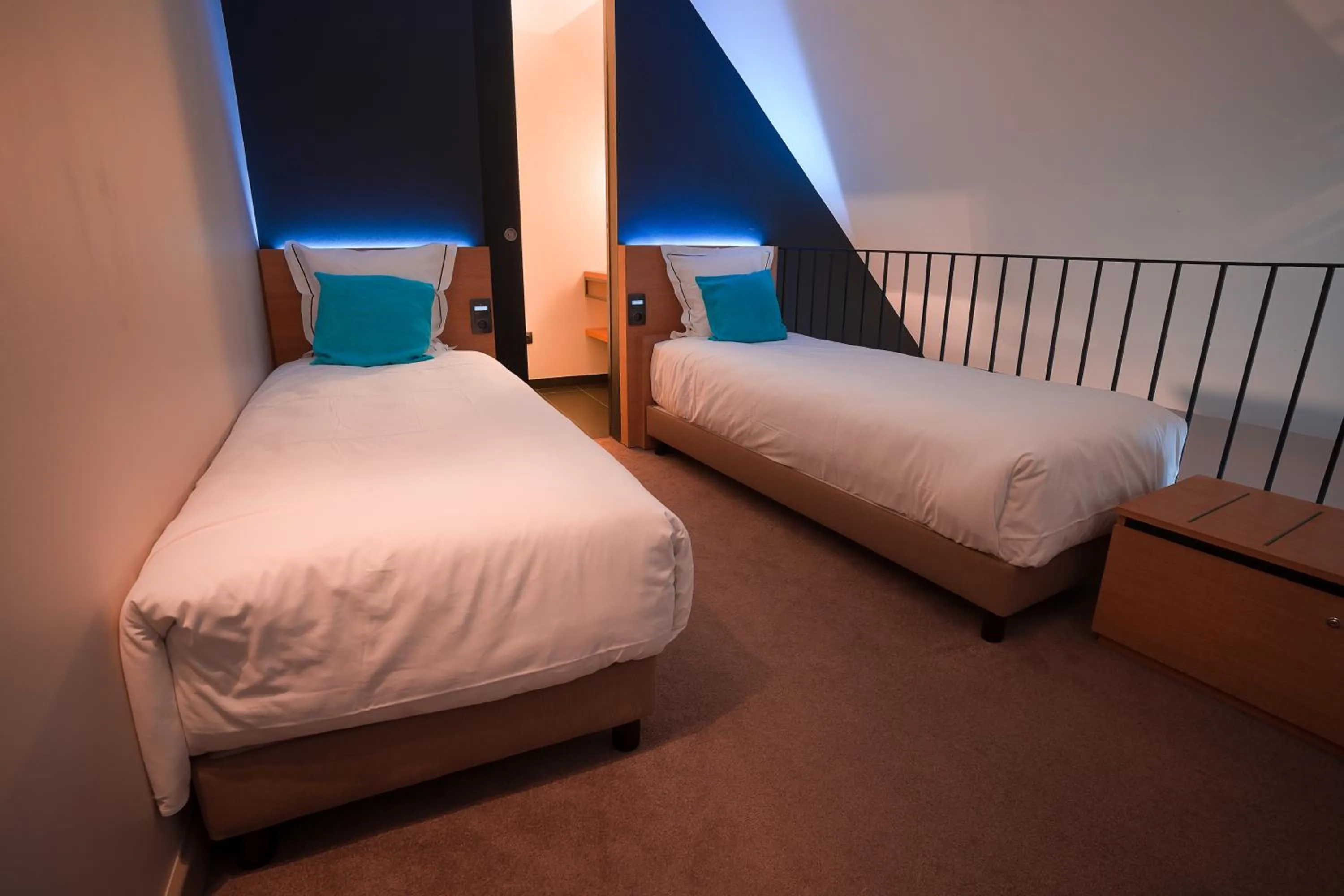 Bed in Hotel Neuvice