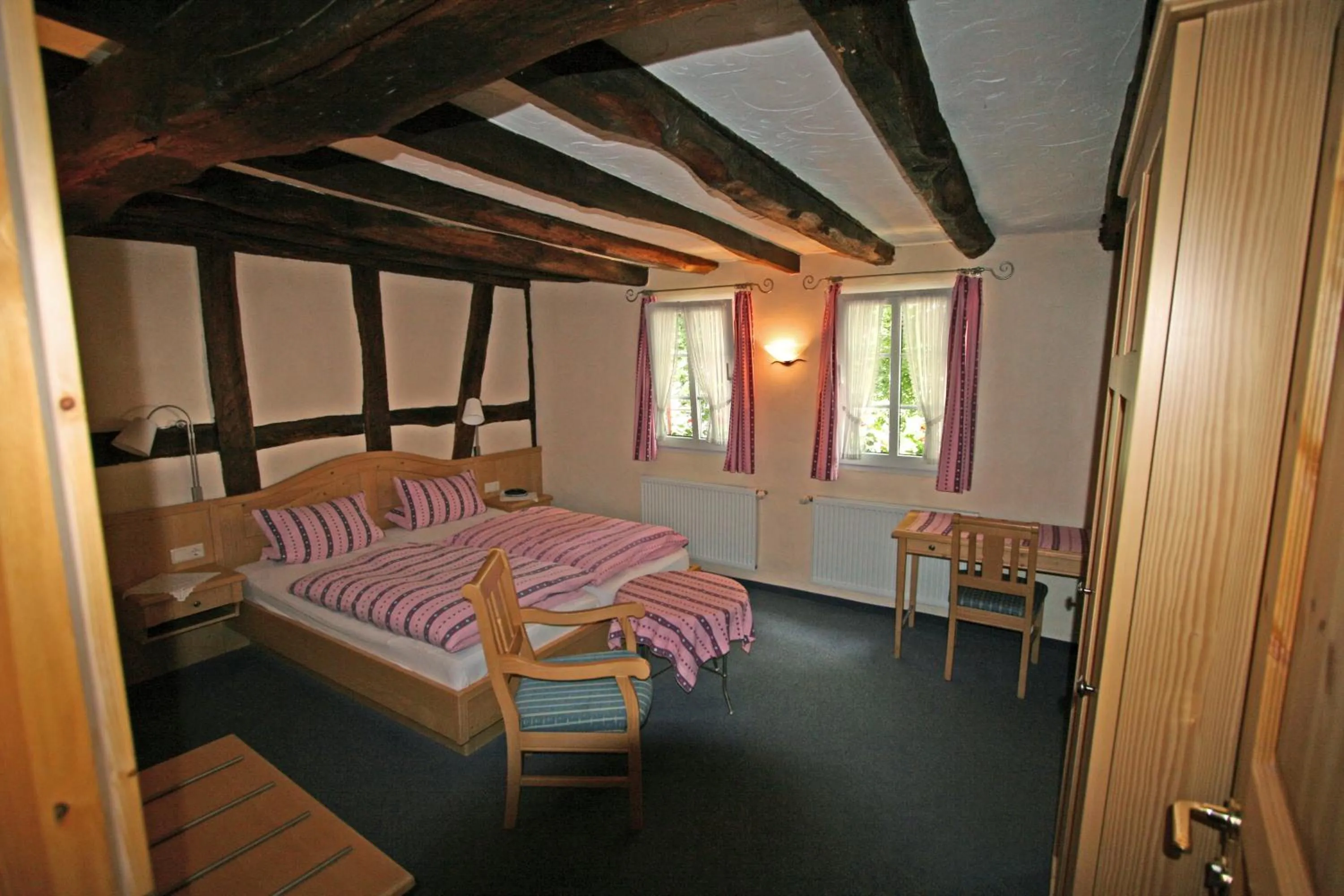 Photo of the whole room, Bed in Hotel Garni Lindenmühle