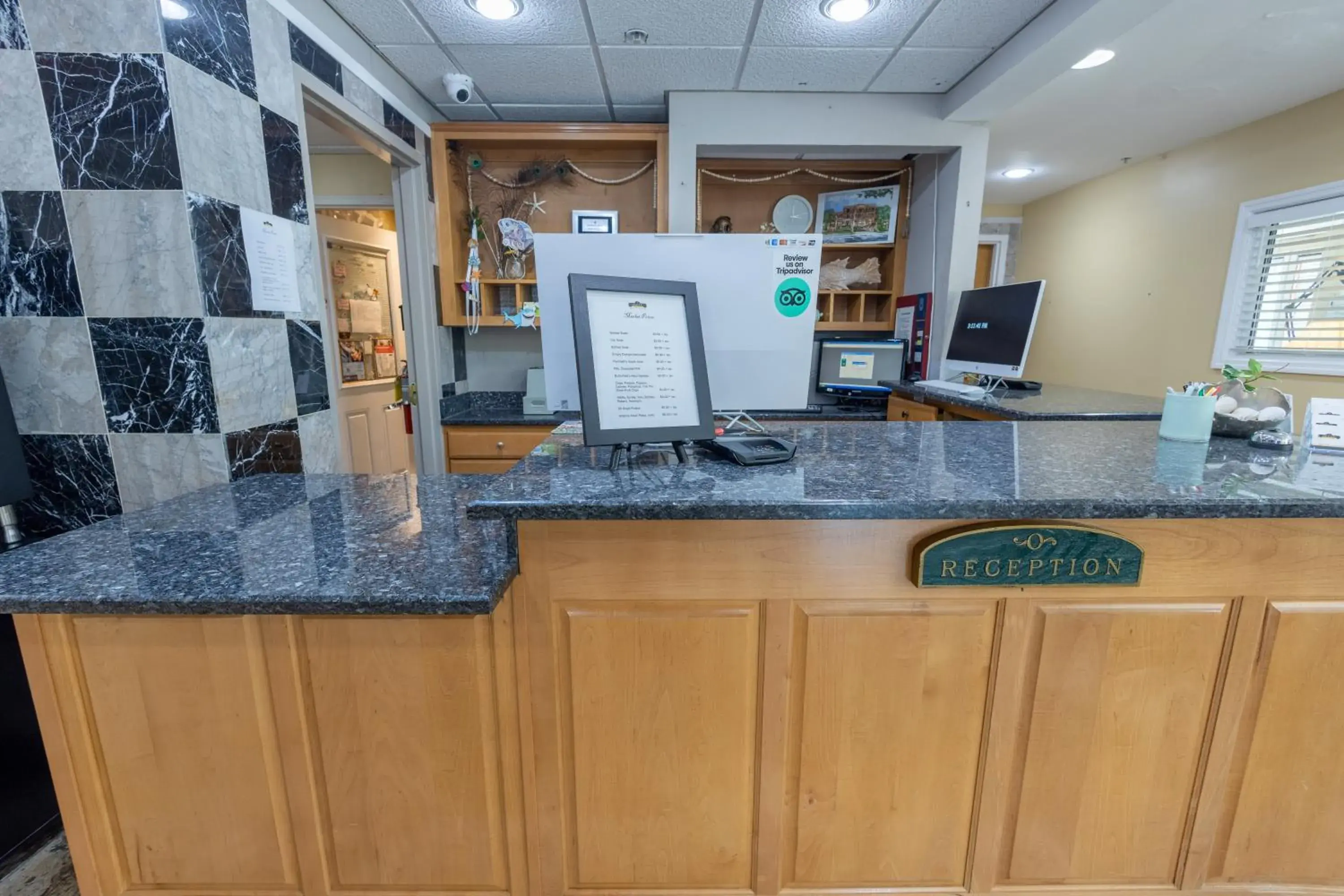 Lobby or reception in Ocean Inn & Suites Lobby or reception in Ocean Inn & Suites