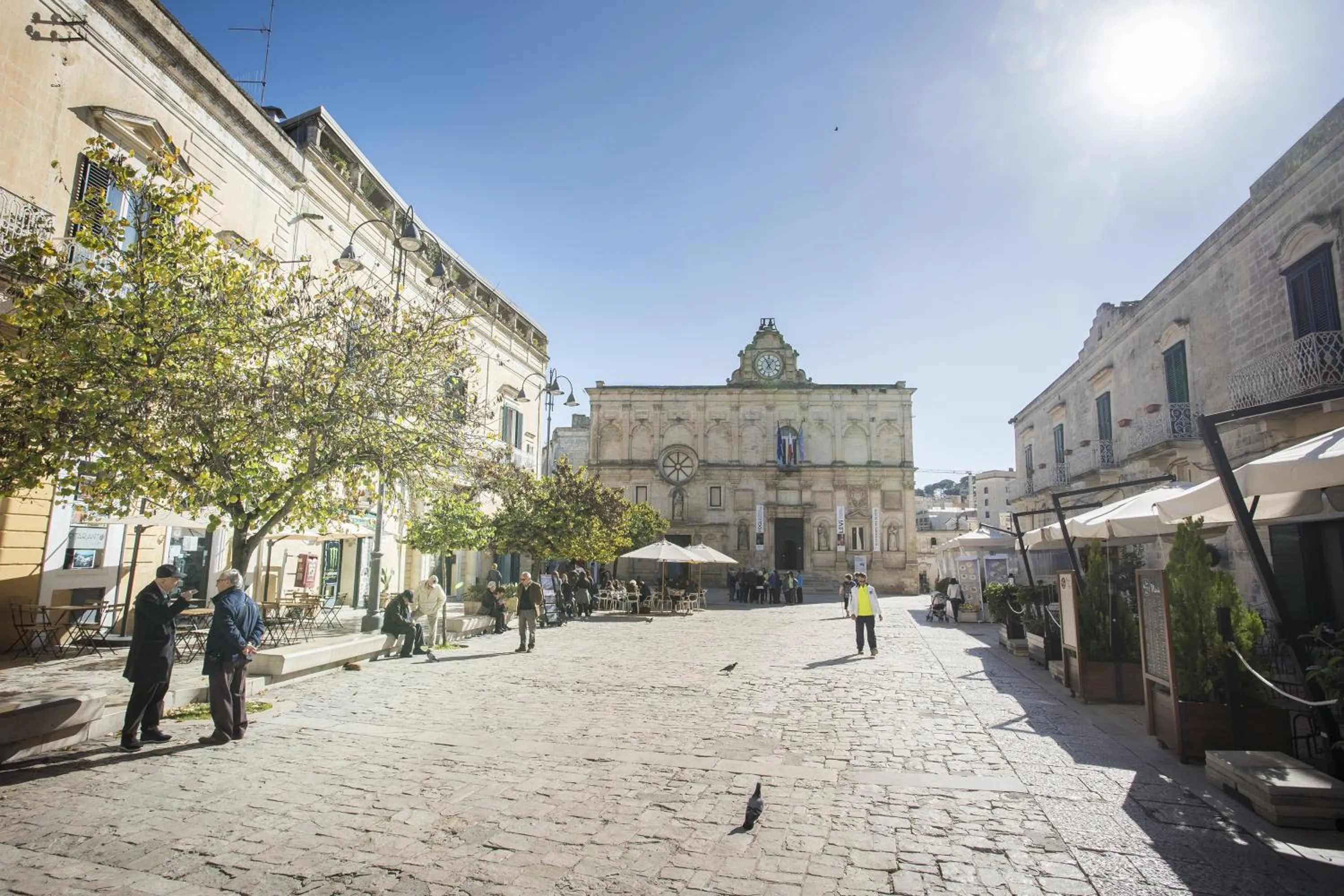 City view in Palazzo Montemurro