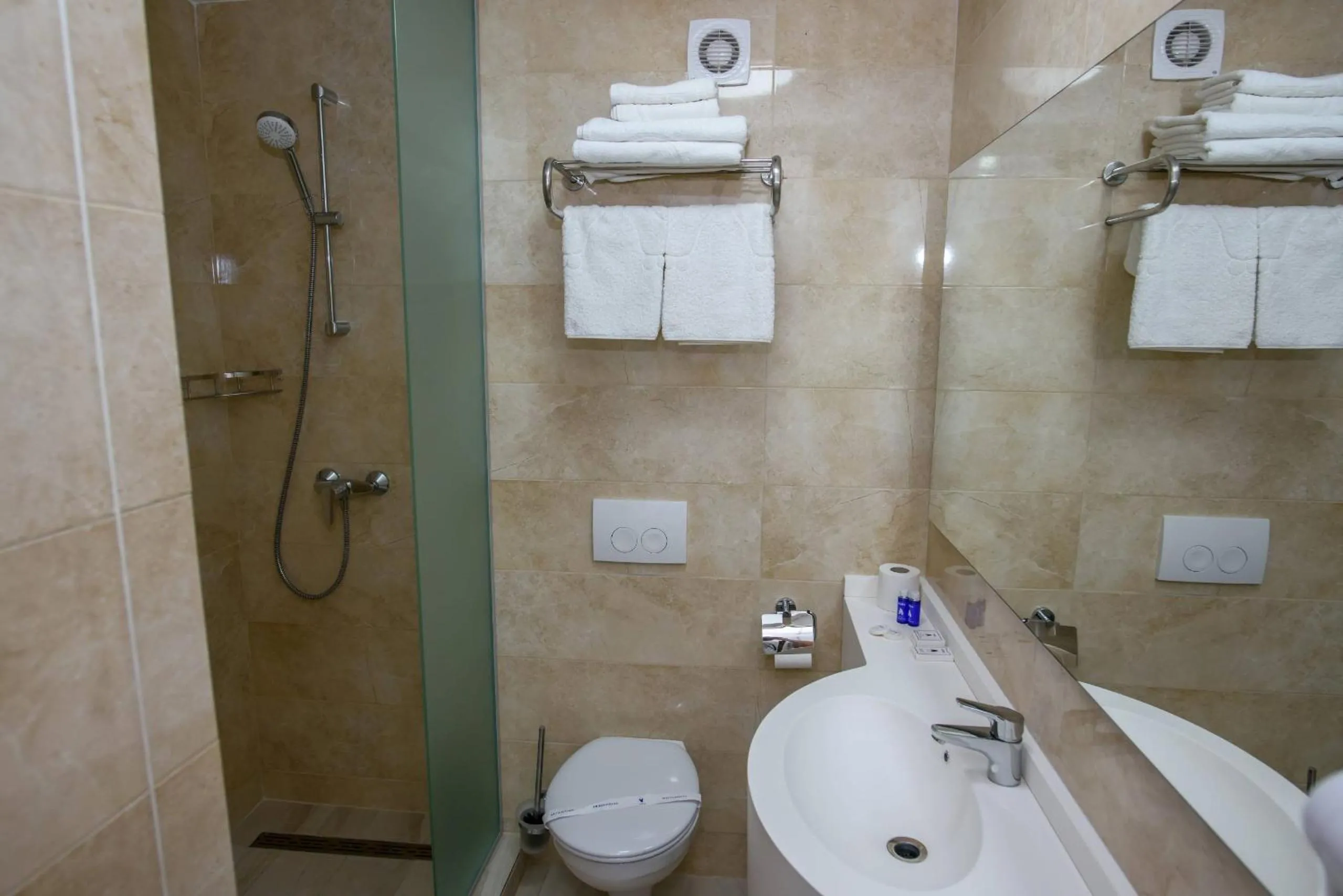 Shower in Hotel Terra