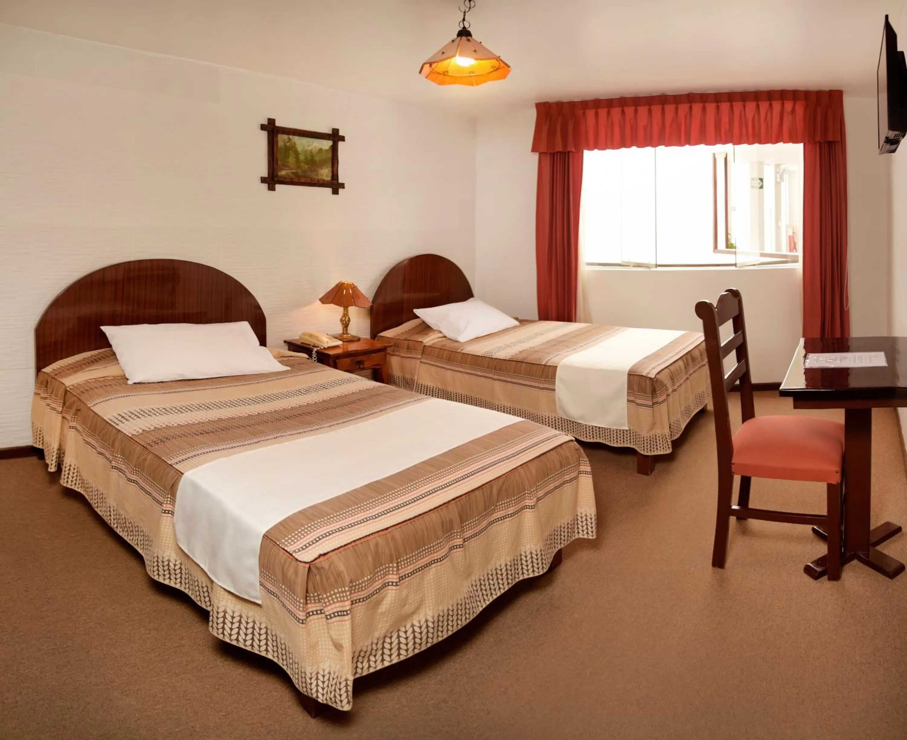 Bed in Hotel Benavides