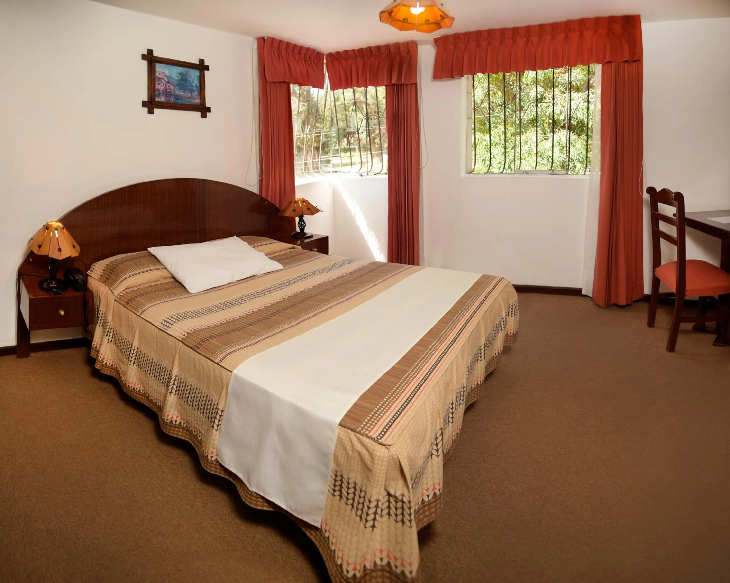 Bed in Hotel Benavides